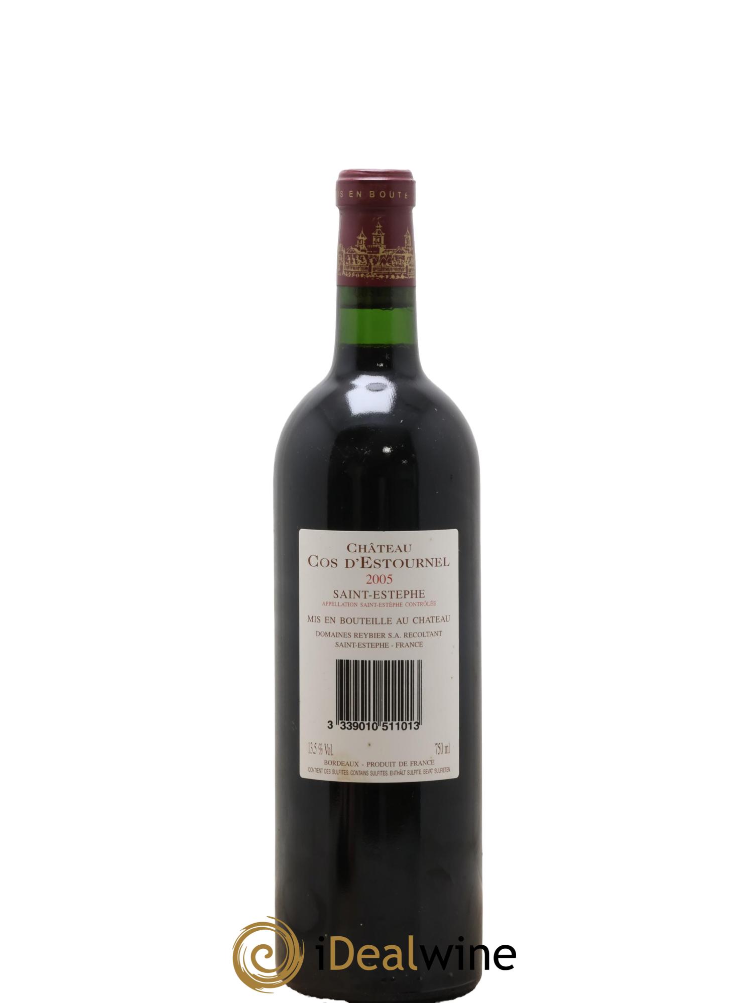 Cos d'Estournel 2ème Grand Cru Classé 2005 - Lot de 1 bouteille - 1