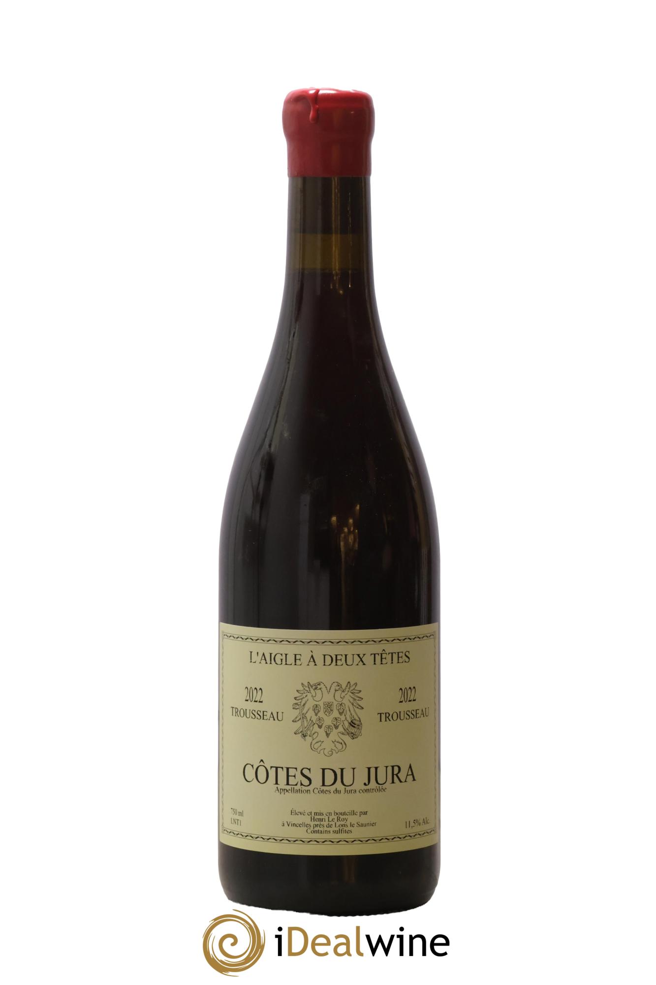 Côtes du Jura Trousseau Domaine de l'Aigle à Deux Têtes 2022 - Lot de 1 bouteille - 0