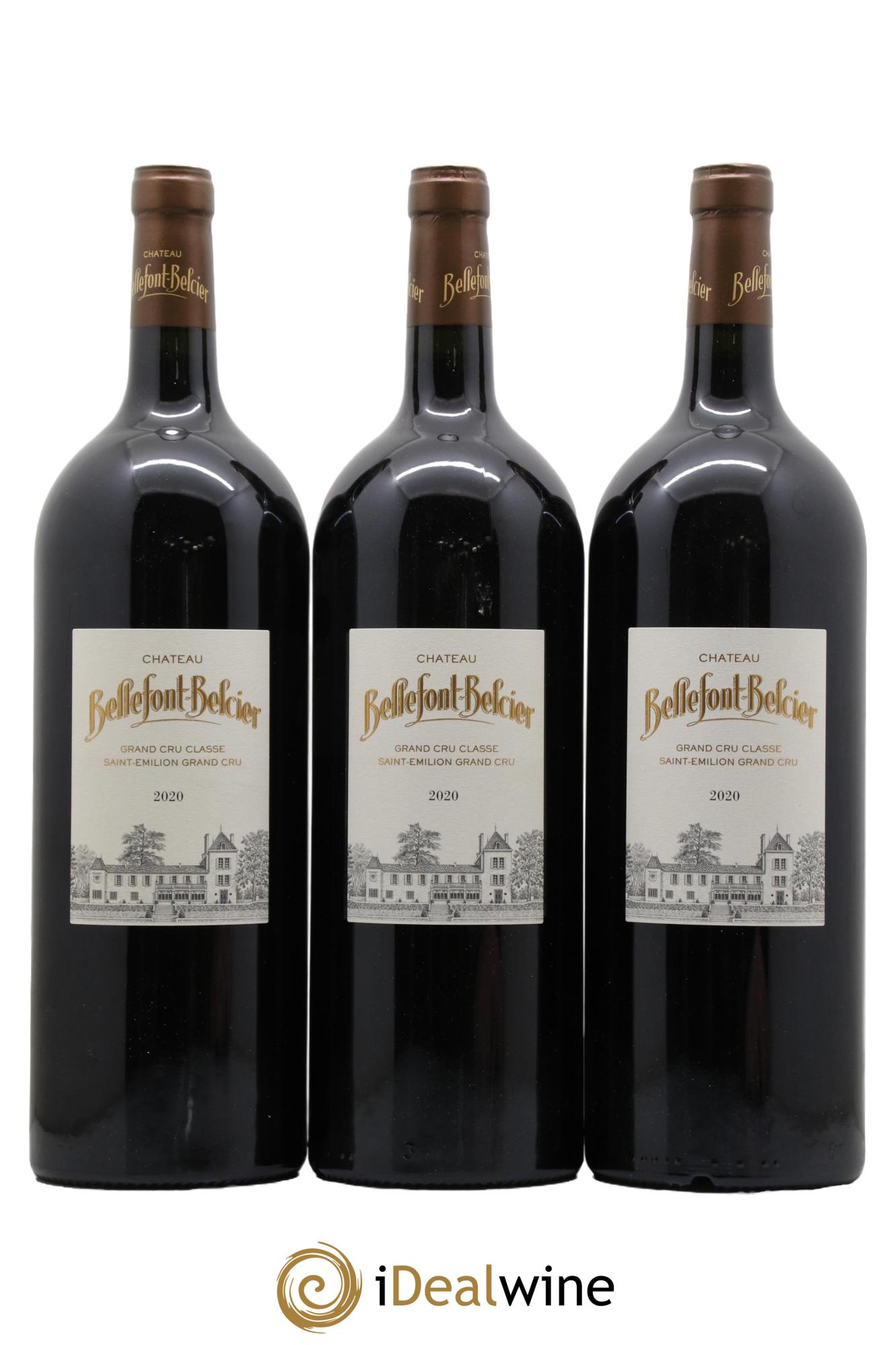 Château Bellefont-Belcier Grand Cru Classé 2020 - Lot de 3 magnums - 0
