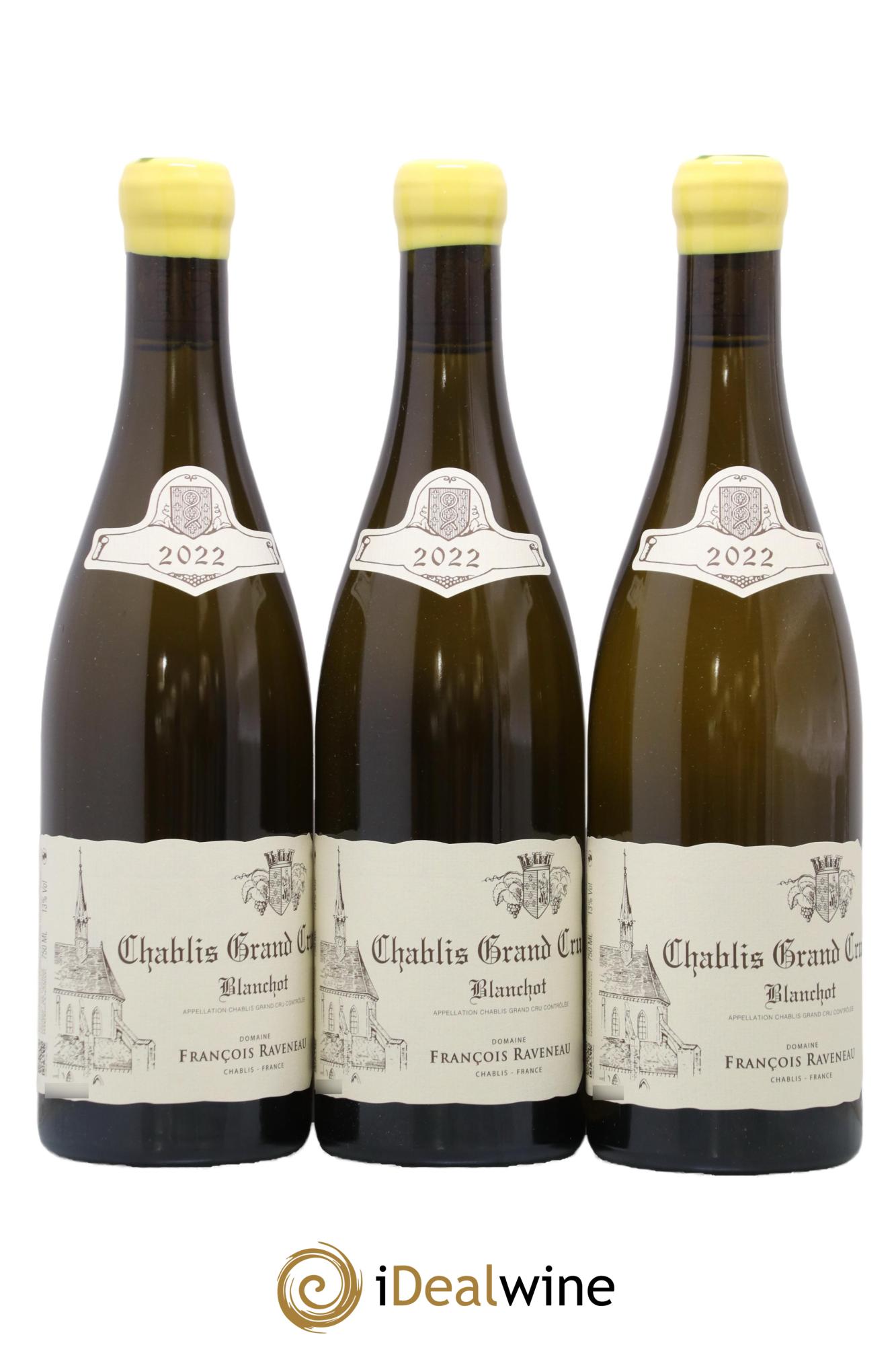 Chablis Grand Cru Blanchot Raveneau (Domaine) 2022 - Posten von 3 Flaschen - 0