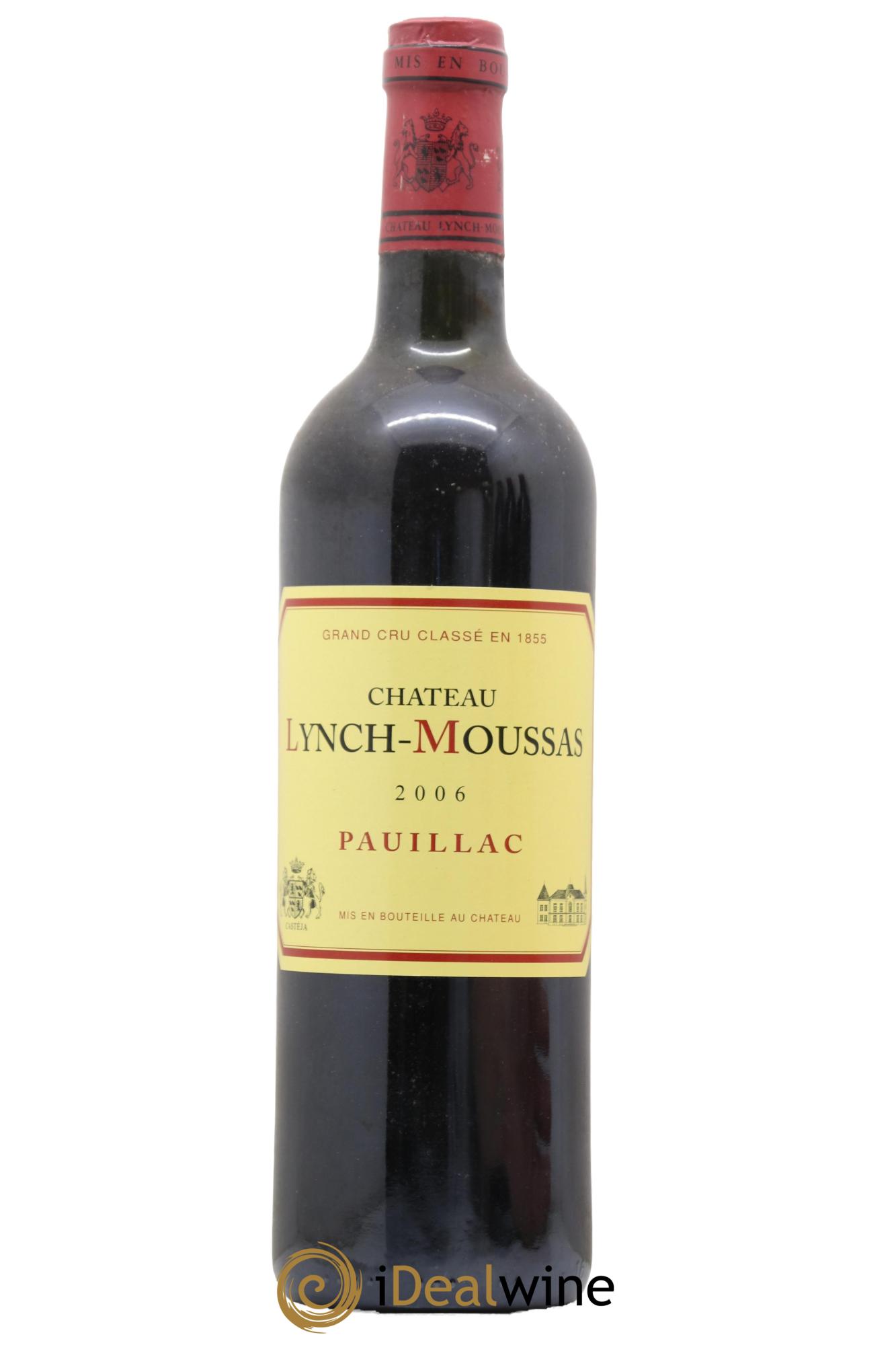 Château Lynch Moussas 5ème Grand Cru Classé 2006 - Lot de 1 bouteille - 0