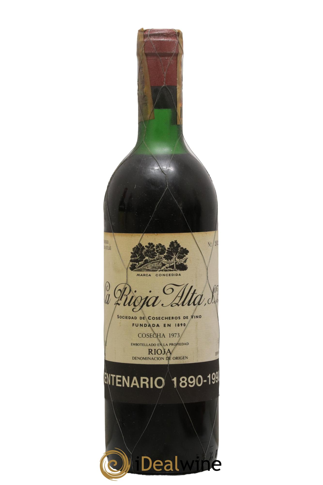 Rioja DOCA Centenario 1890-1990 La Rioja Alta 1973 - Lotto di 1 bottiglia - 0