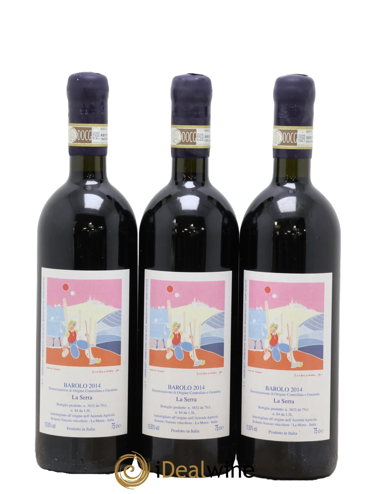 Barolo DOCG La Serra Roberto Voerzio 2014 - Lot of 6 bottles - 2