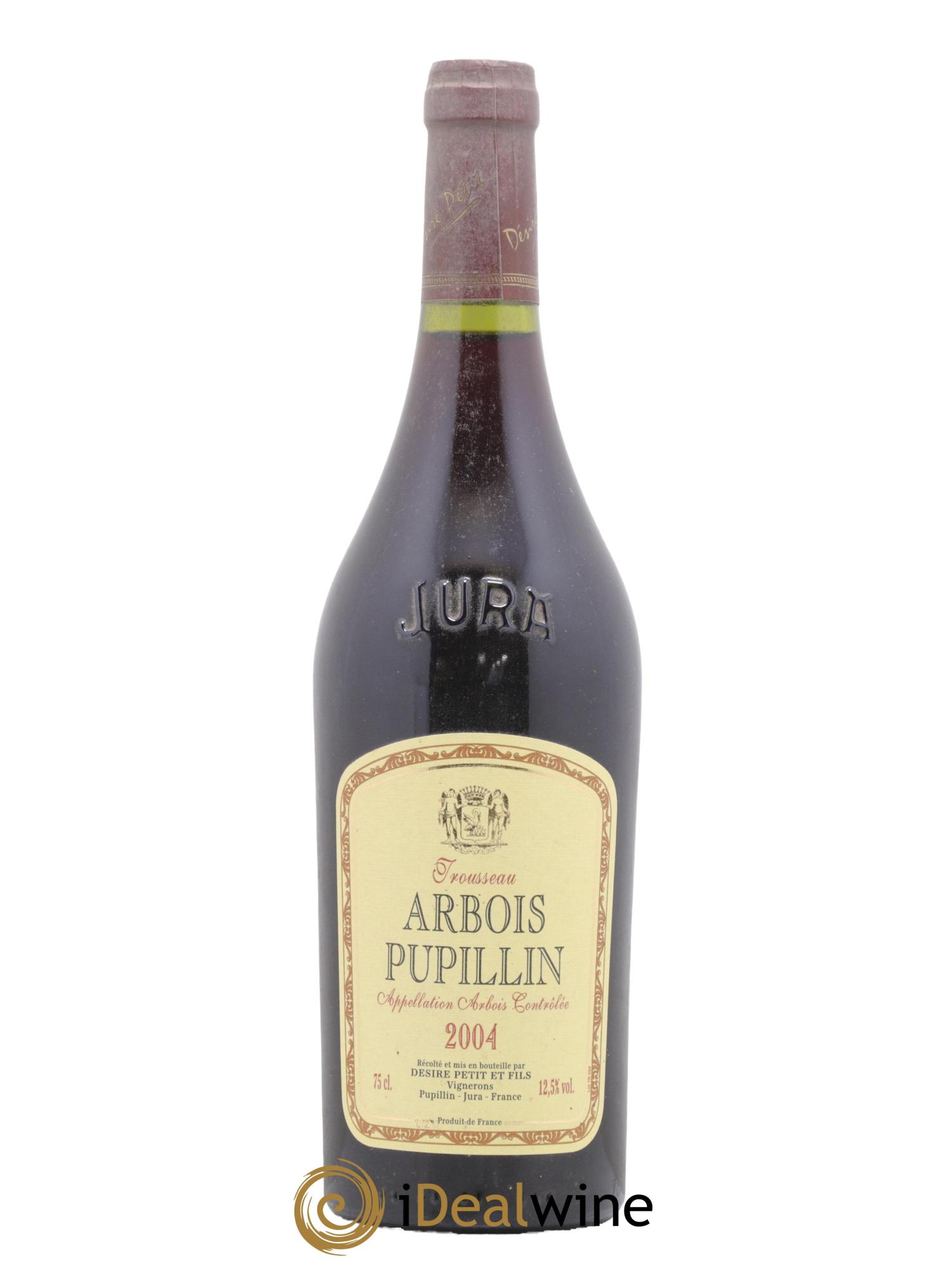 Arbois Pupillin Trousseau Domaine Desire Petit 2004 - Lot de 1 bouteille - 0