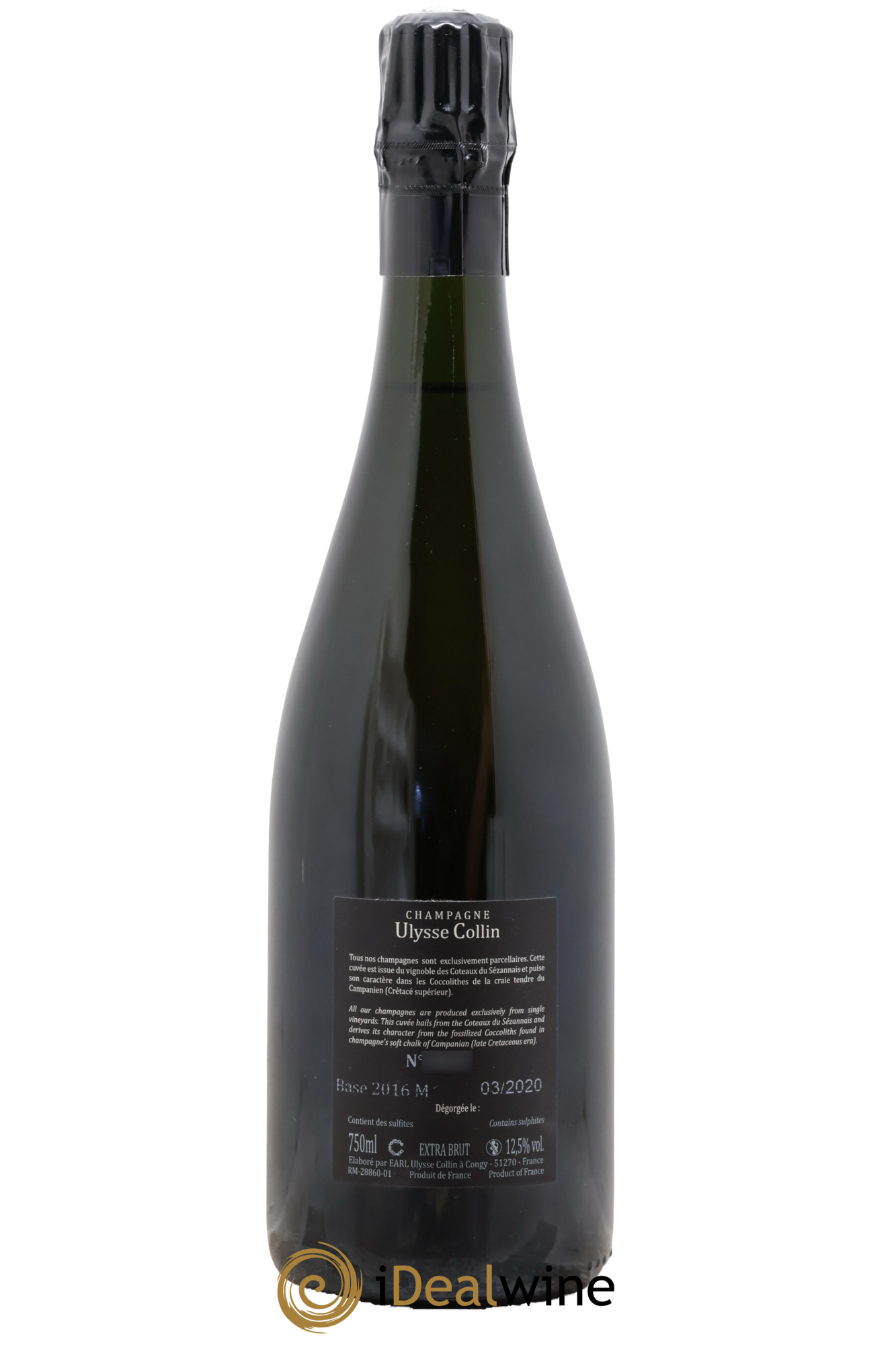 Les Maillons Blanc de Noirs Extra-Brut Ulysse Collin - Lot of 1 bottle - 1