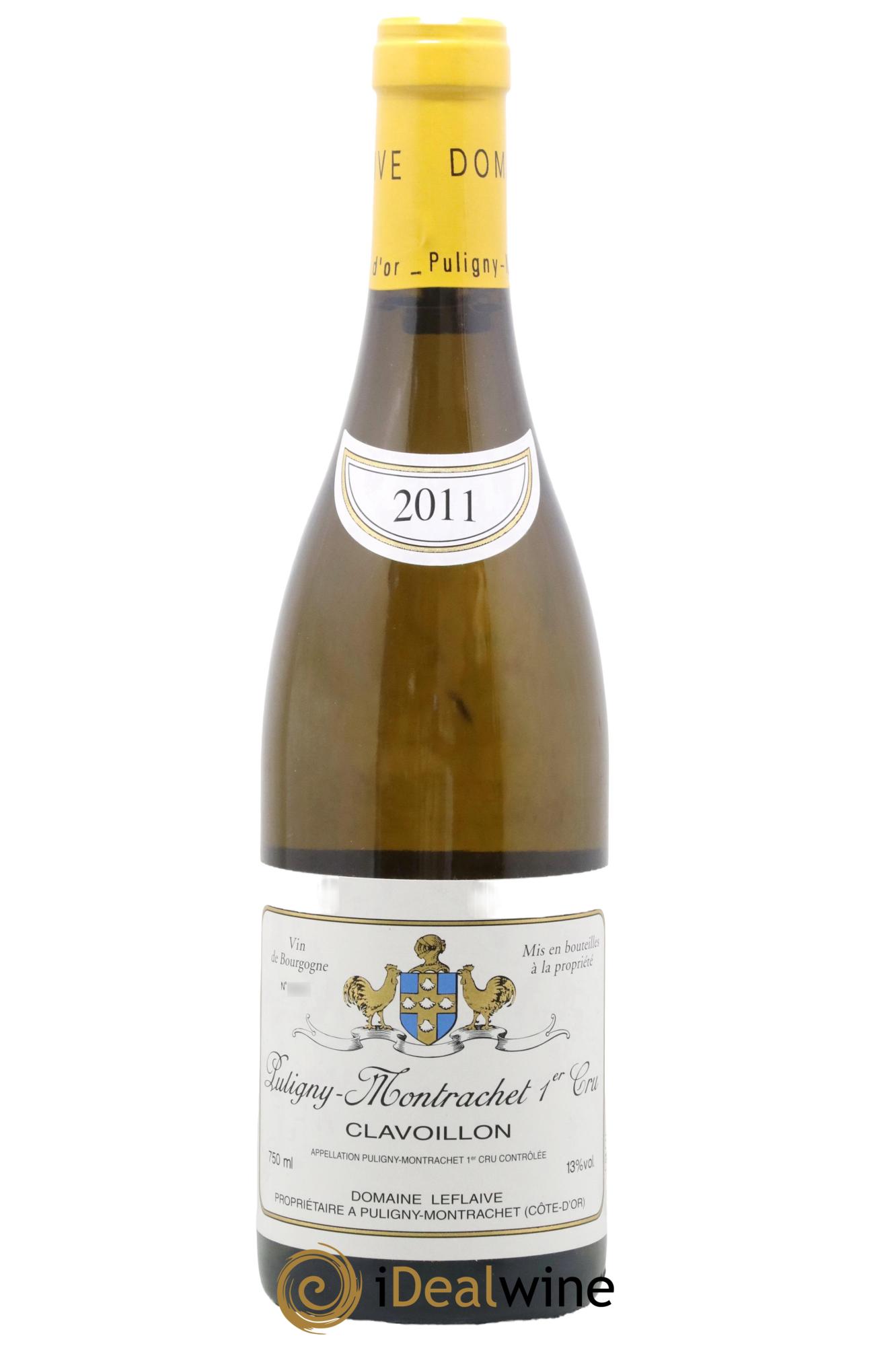 Puligny-Montrachet 1er Cru Clavoillon Leflaive (Domaine) 2011 - Posten von 1 Flasche - 0