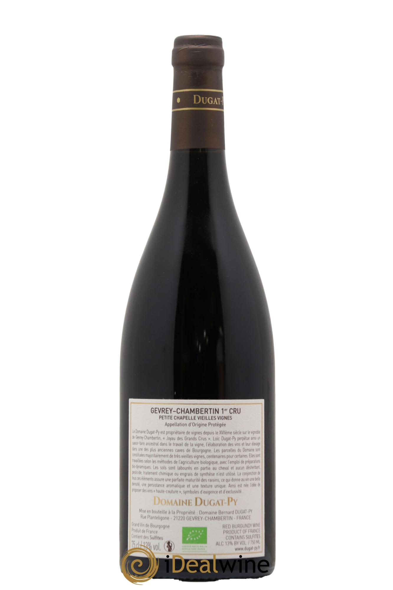 Gevrey-Chambertin 1er Cru Petite Chapelle Vieilles Vignes Dugat-Py 2021 - Lotto di 1 bottiglia - 1