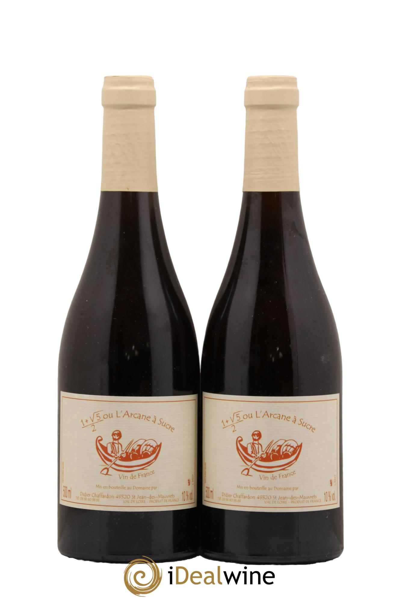 Vin de France L Arcane a Sucre Domaine Didier Chaffardon 2017 - Lot de 2 format 50cls - 0