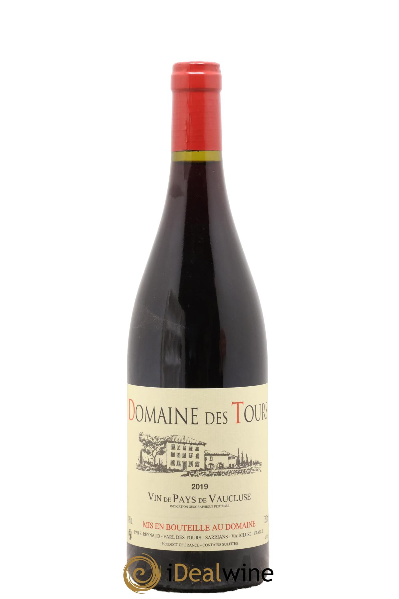 Vaucluse (Vin de Pays de Vaucluse) Domaine des Tours Emmanuel Reynaud 2019 - Lot of 1 bottle - 0