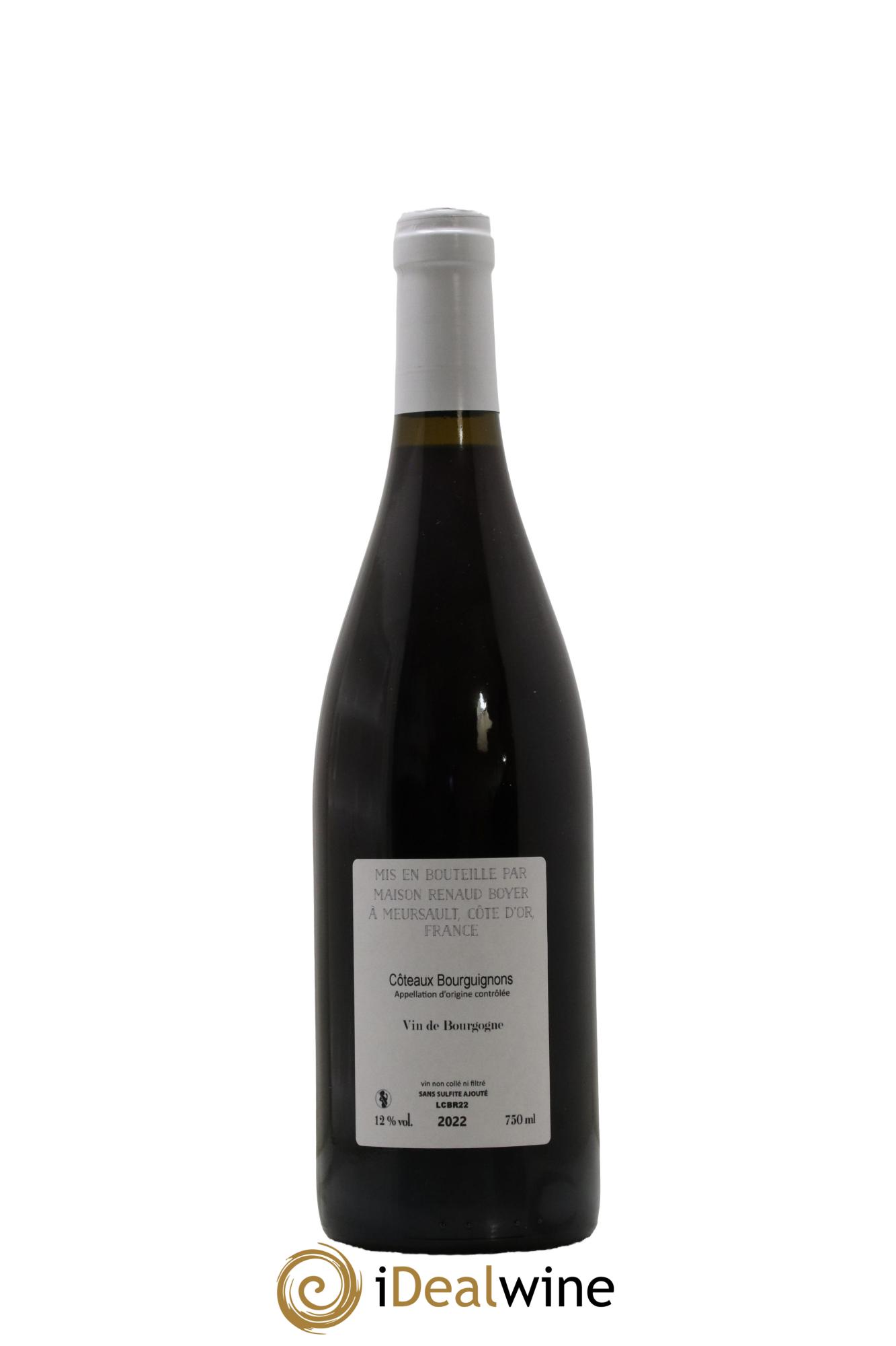 Coteaux Bourguignons En Attendant Riaux Renaud Boyer 2022 - Lot de 1 bouteille - 1