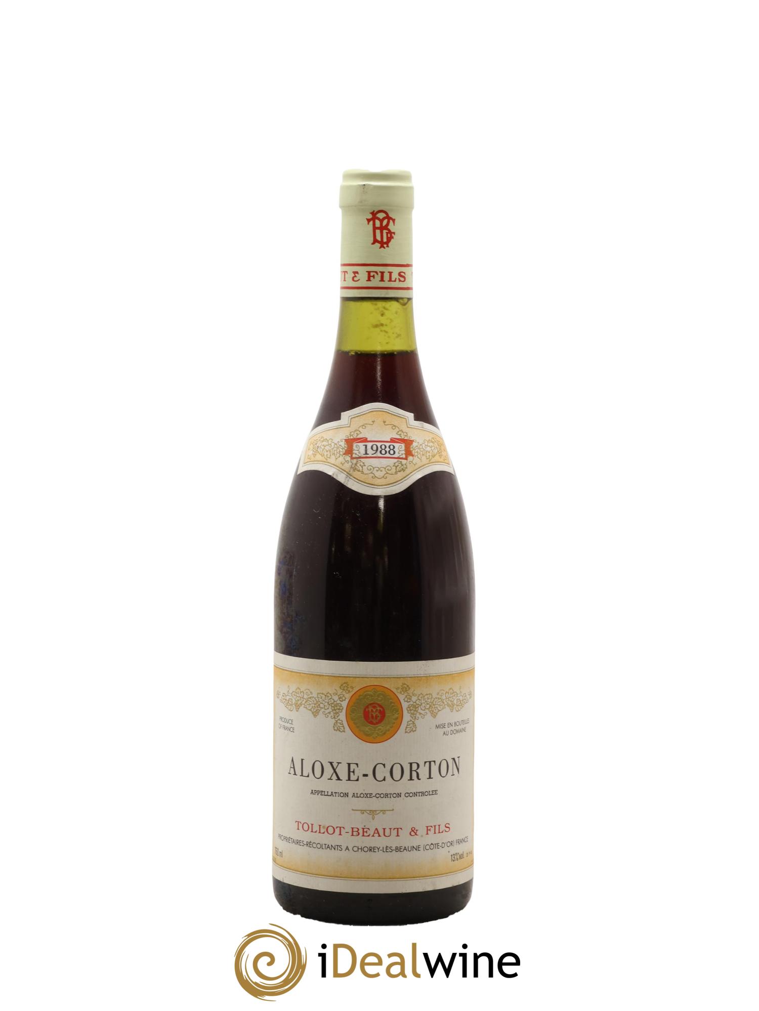 Aloxe-Corton Tollot Beaut (Domaine) 1988 - Posten von 1 Flasche - 0