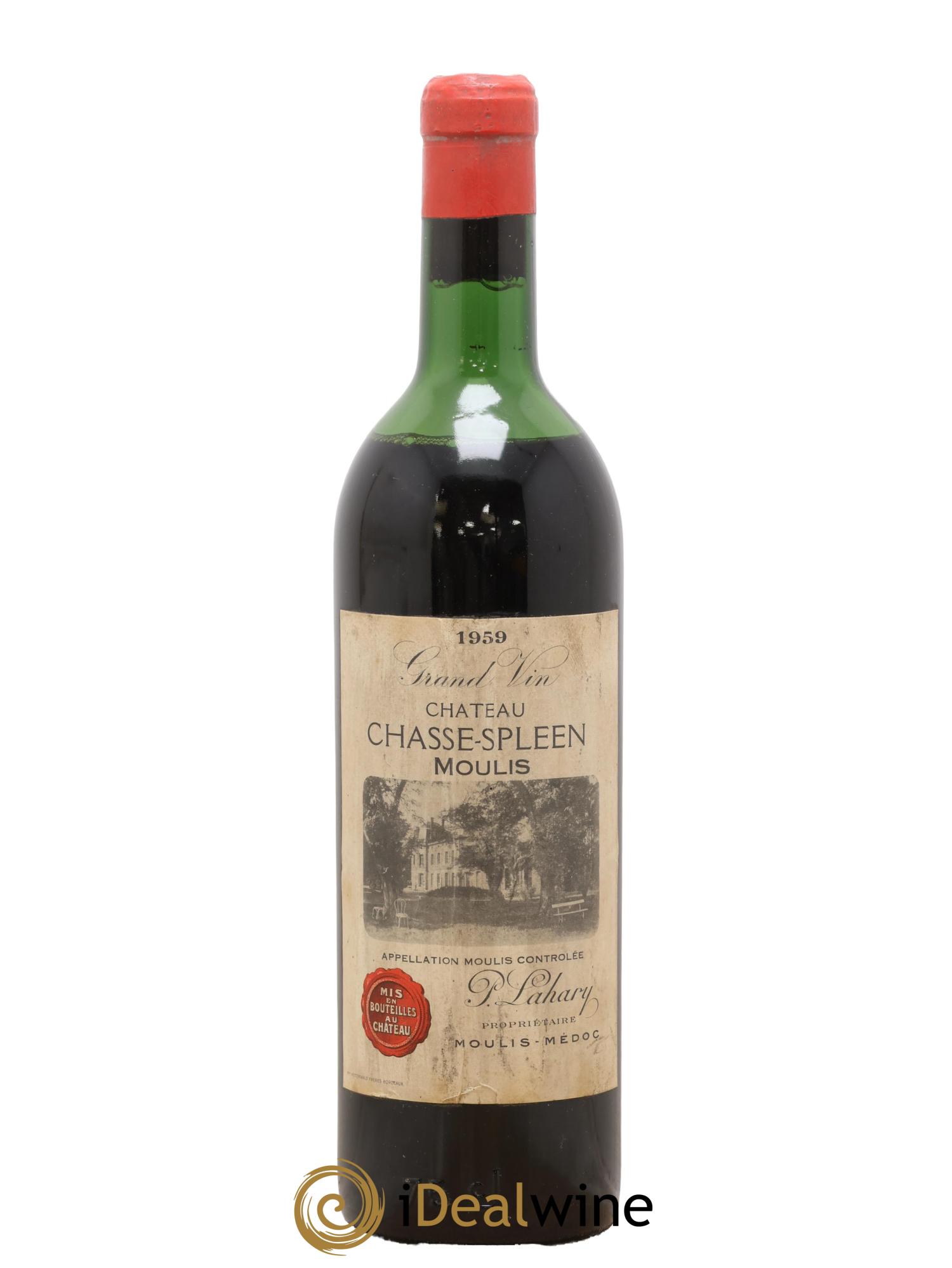 Château Chasse Spleen 1959 - Posten von 1 Flasche - 0