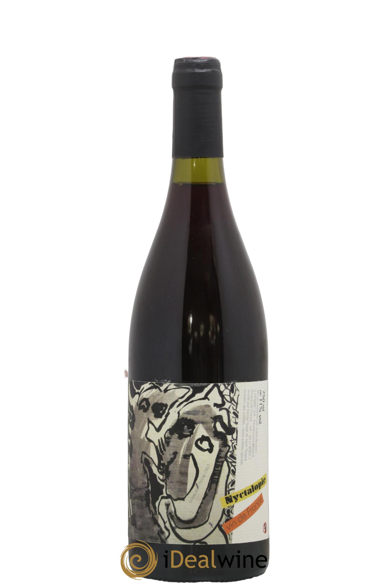 Vin de France Nyctalopie Daniel Sage 2022 - Lot of 1 bottle - 0