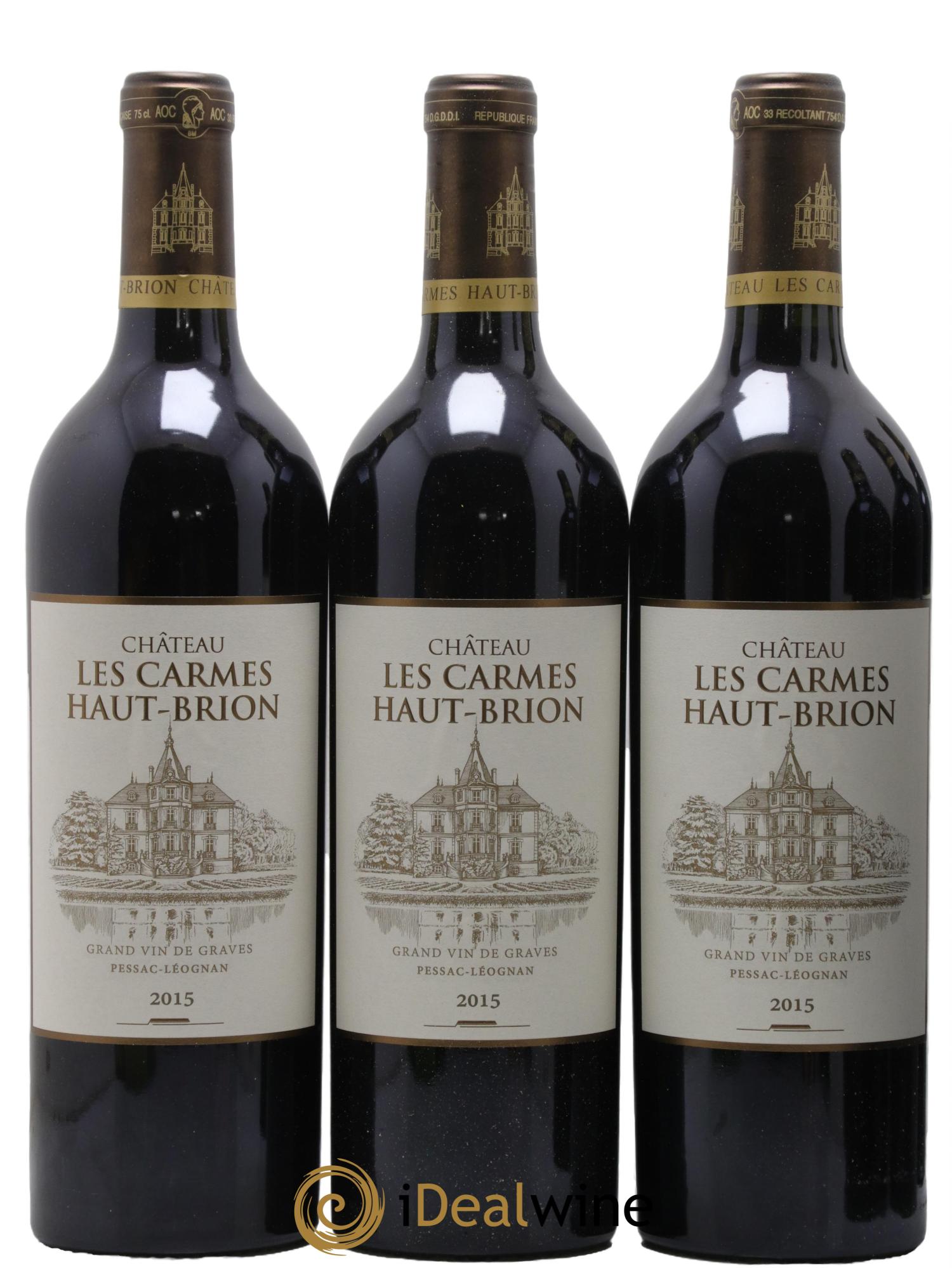 Château Les Carmes Haut-Brion 2015 - Lot de 6 bouteilles - 2