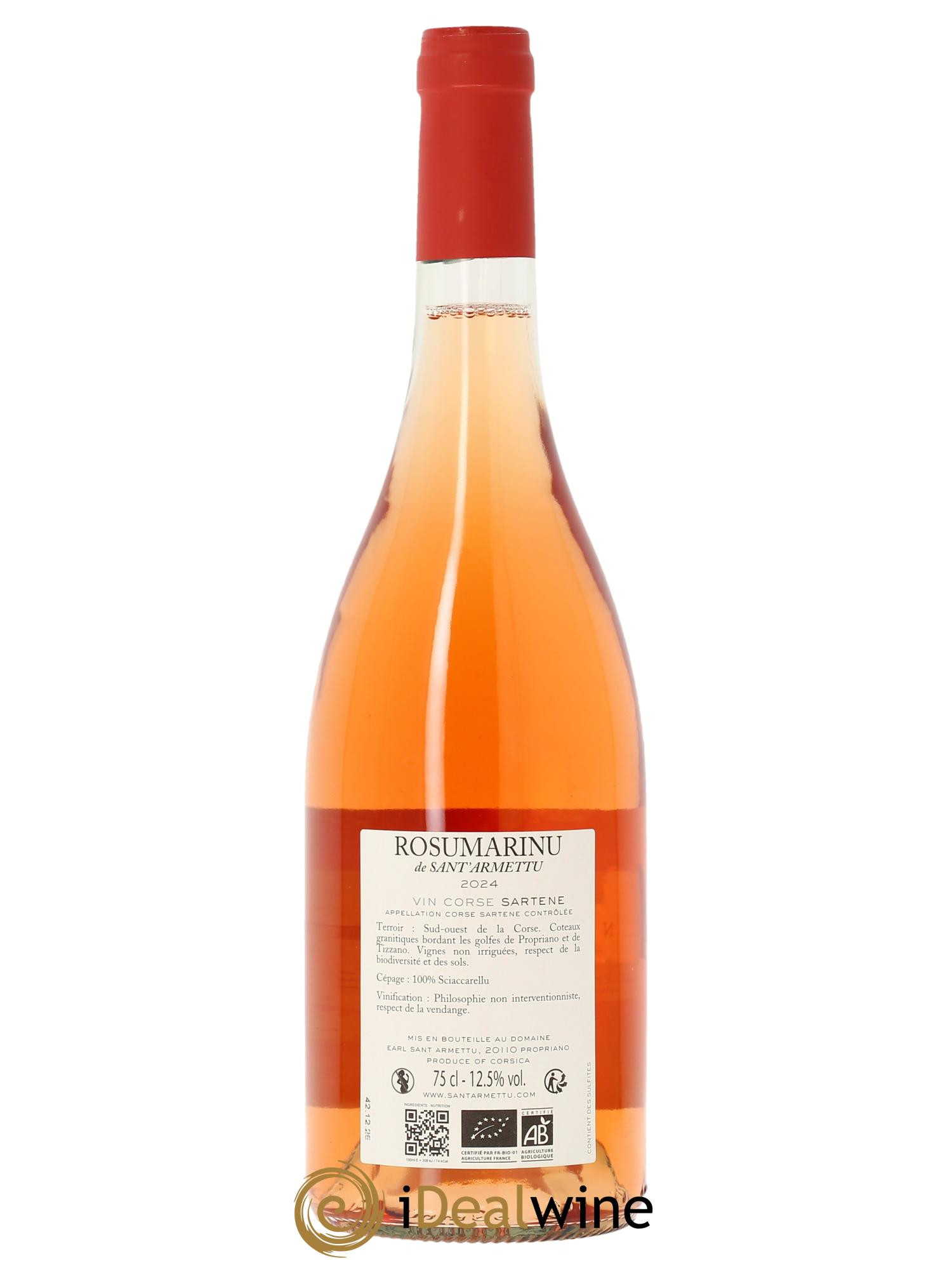 Sartène Rosumarinu Sant Armettu (Domaine) 2024 - Lot de 1 bouteille - 1