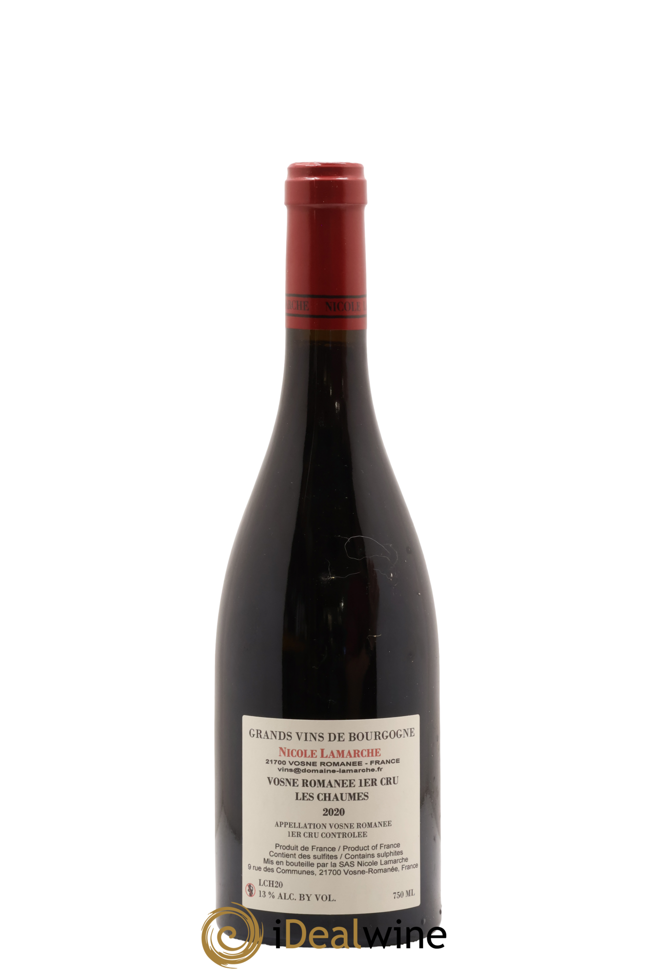 Vosne-Romanée 1er Cru Les Chaumes Lamarche (Domaine) 2020 - Lot de 1 bouteille - 1