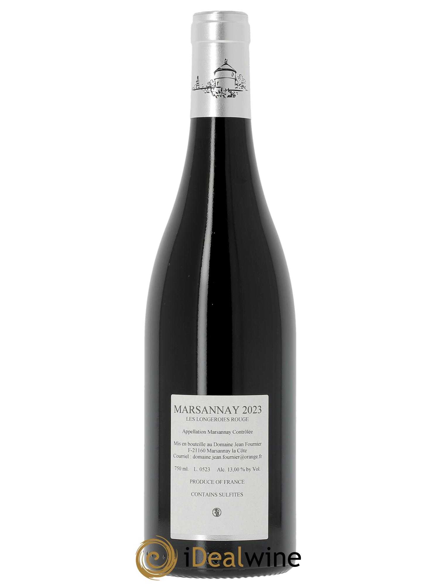 Marsannay Les Longeroies Jean Fournier (Domaine)  2023 - Lot de 1 bouteille - 1