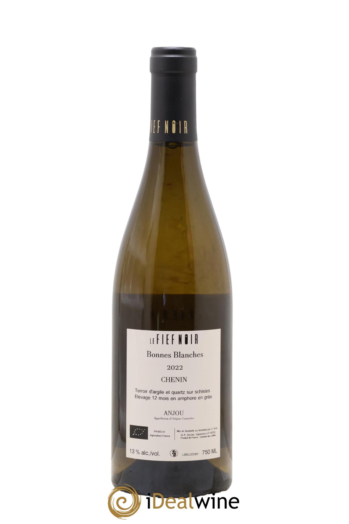 Anjou Bonnes Blanches Le Fief Noir 2022 - Lot de 1 bouteille - 1