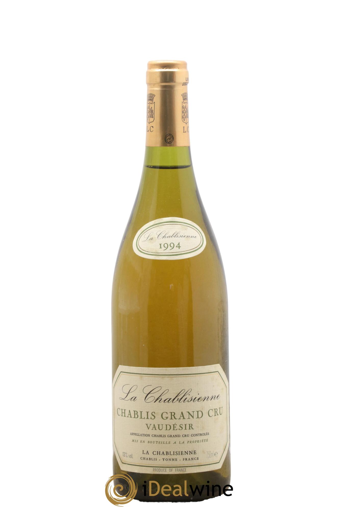 Chablis Grand Cru Vudésir La Chablisienne 1994 - Posten von 1 Flasche - 0