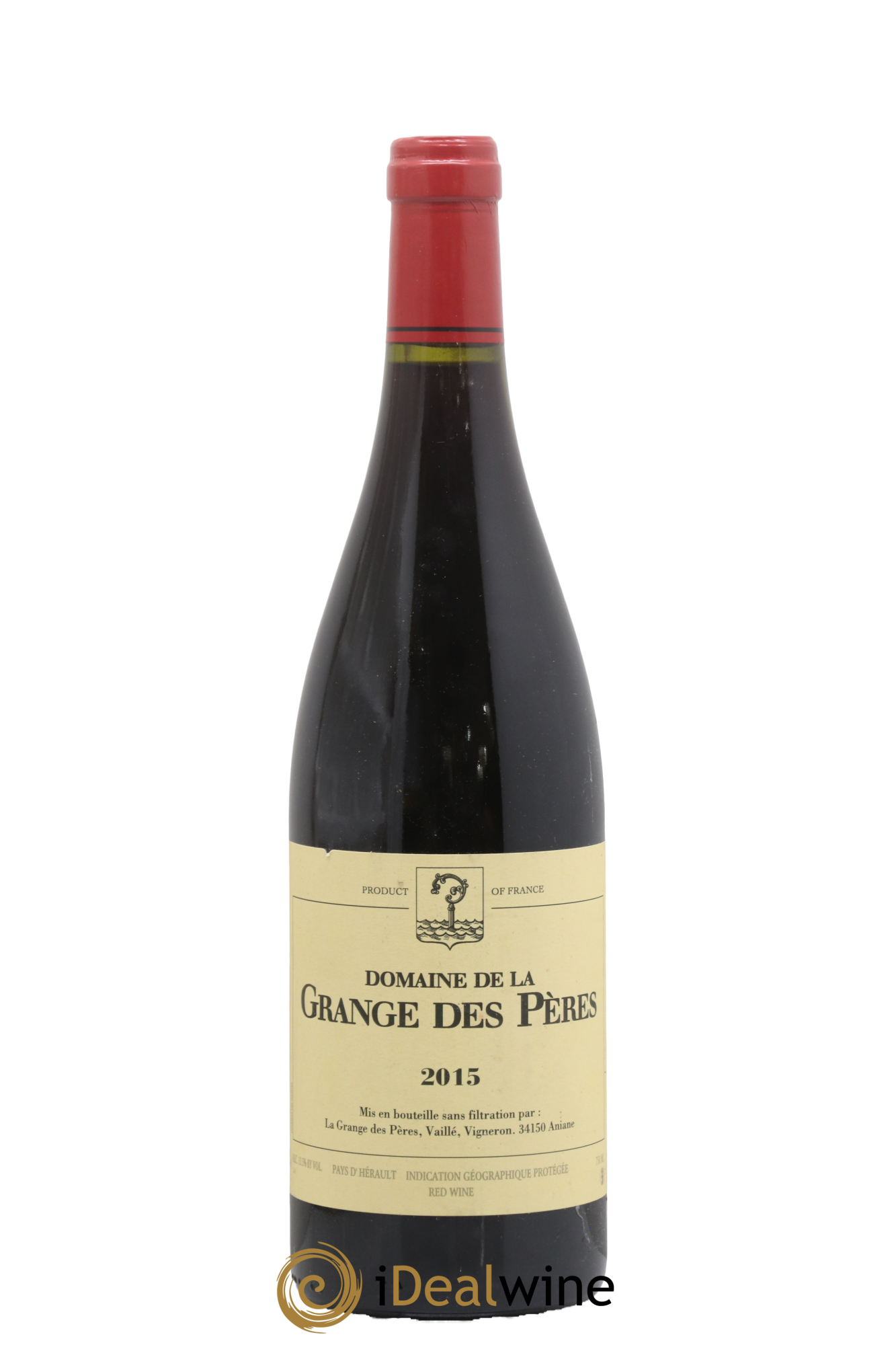 Pays d'Hérault Grange des Pères Laurent Vaillé 2015 - Lot of 1 bottle - 0