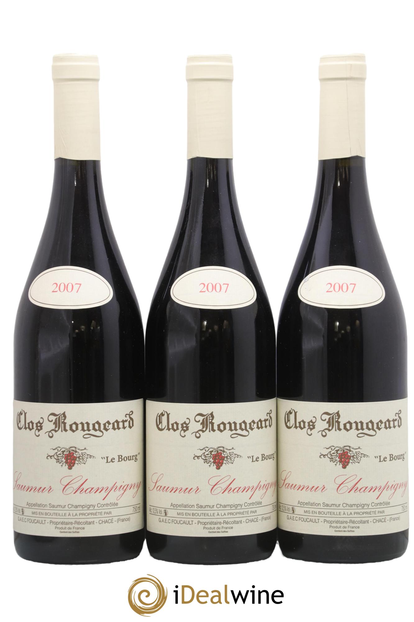 Saumur-Champigny Le Bourg Clos Rougeard 2007 - Posten von 3 Flaschen - 0