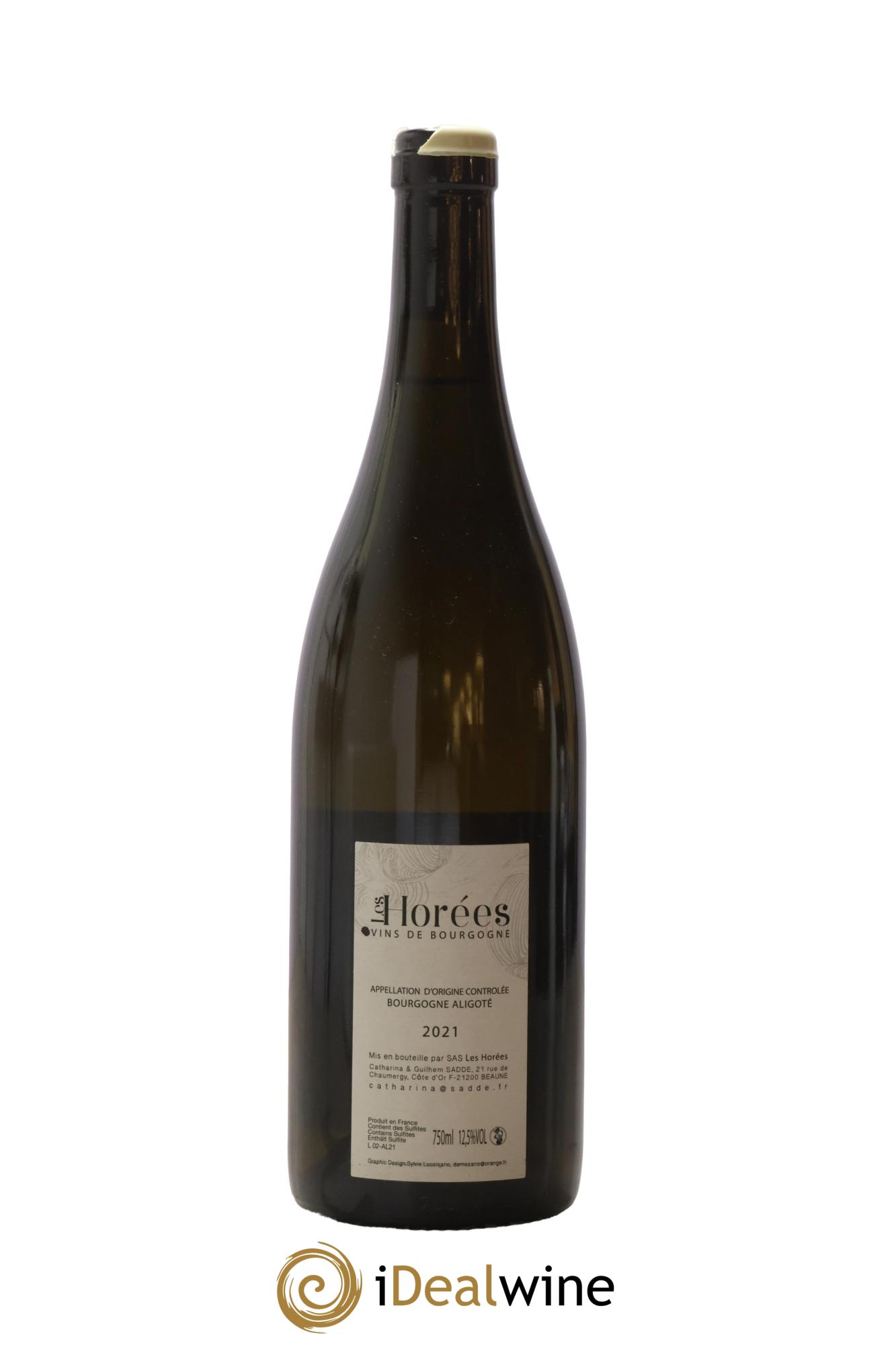 Bourgogne Aligoté En Coulezain Les Horées 2021 - Lot de 1 bouteille - 1