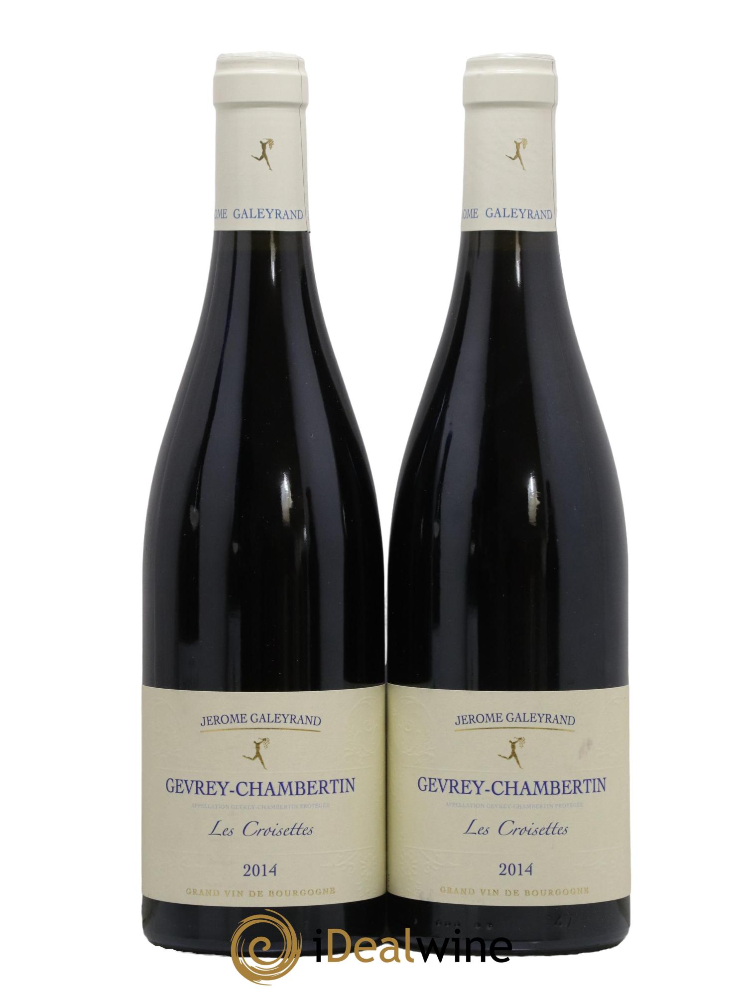 Gevrey-Chambertin Les Croisettes Domaine Jerome Galeyrand 2014 - Lot de 2 bouteilles - 0