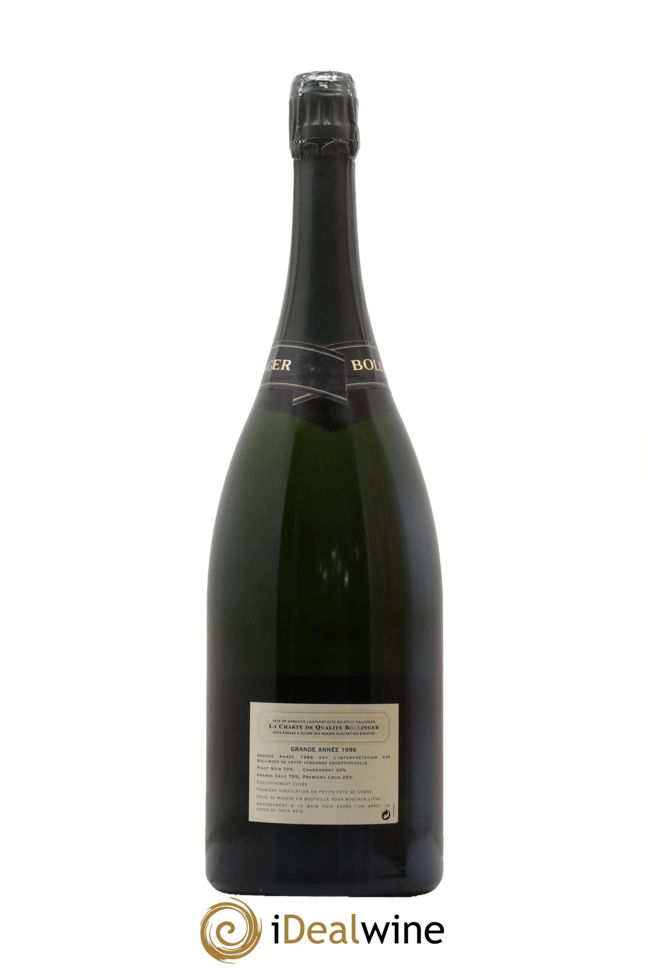 Grande Année Brut Bollinger 1996 - Lot of 1 magnum - 1