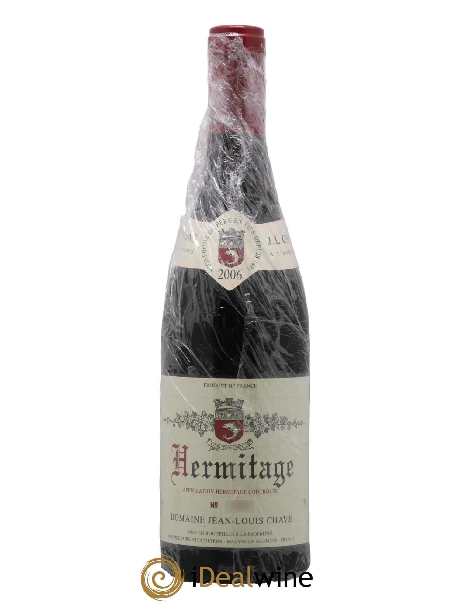 Hermitage Jean-Louis Chave 2006 - Lot de 1 bouteille - 0