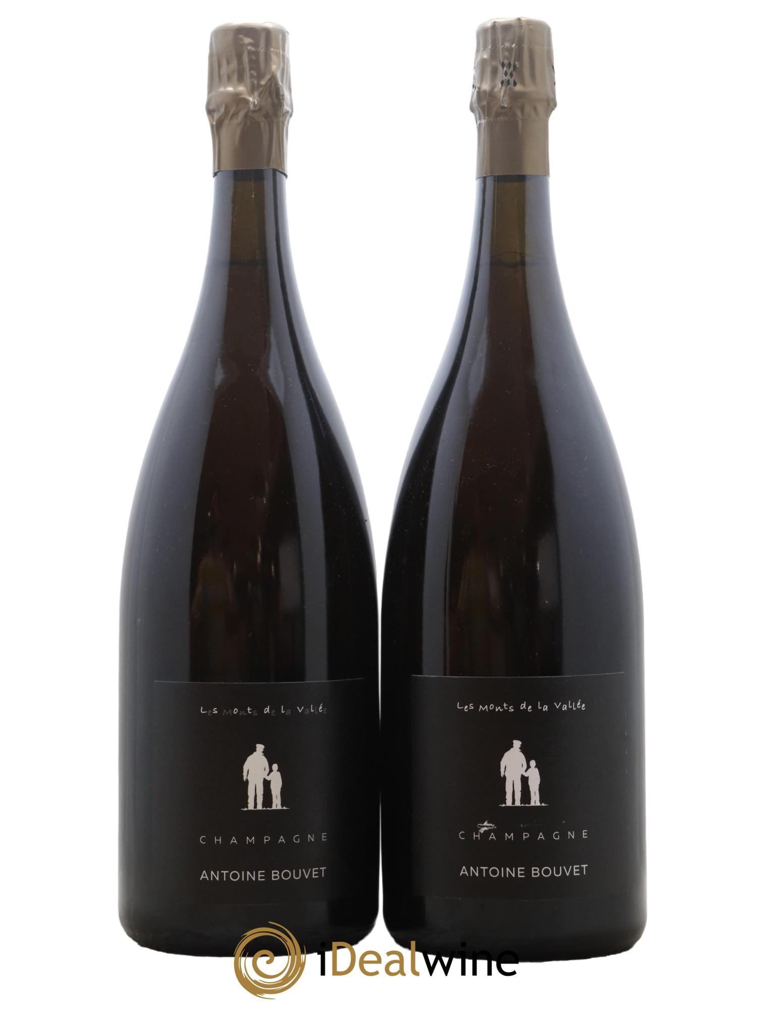 Champagne Les Monts de la Vallée Blanc de Noirs Extra Brut Antoine Bouvet 2020 - Lot de 2 magnums - 0