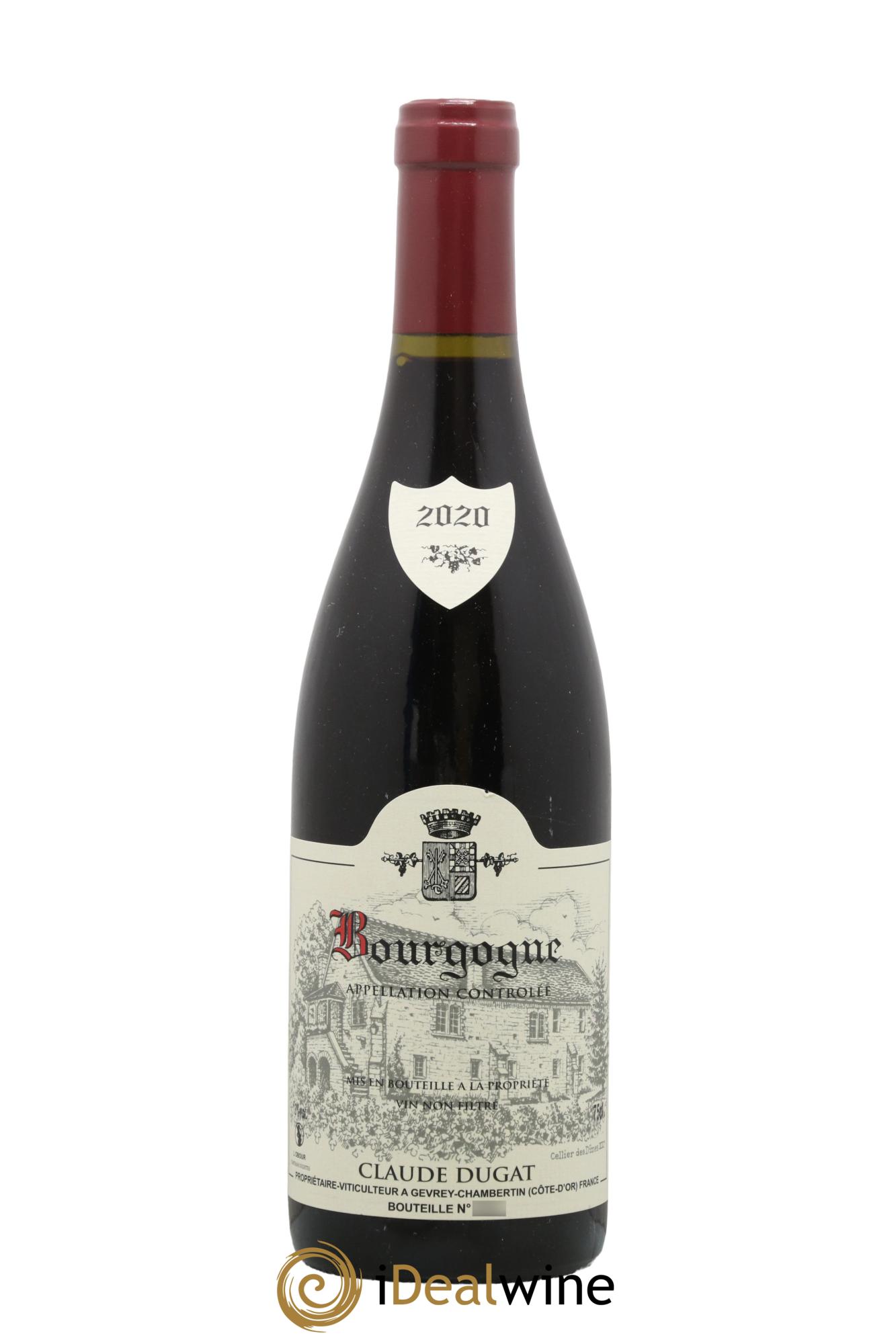 Bourgogne Claude Dugat 2020 - Lot de 1 bouteille - 0
