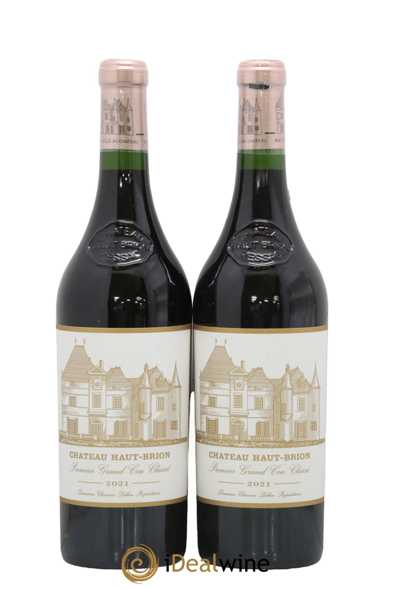 Château Haut Brion 1er Grand Cru Classé 2021 - Lotto di 2 bottiglie - 0