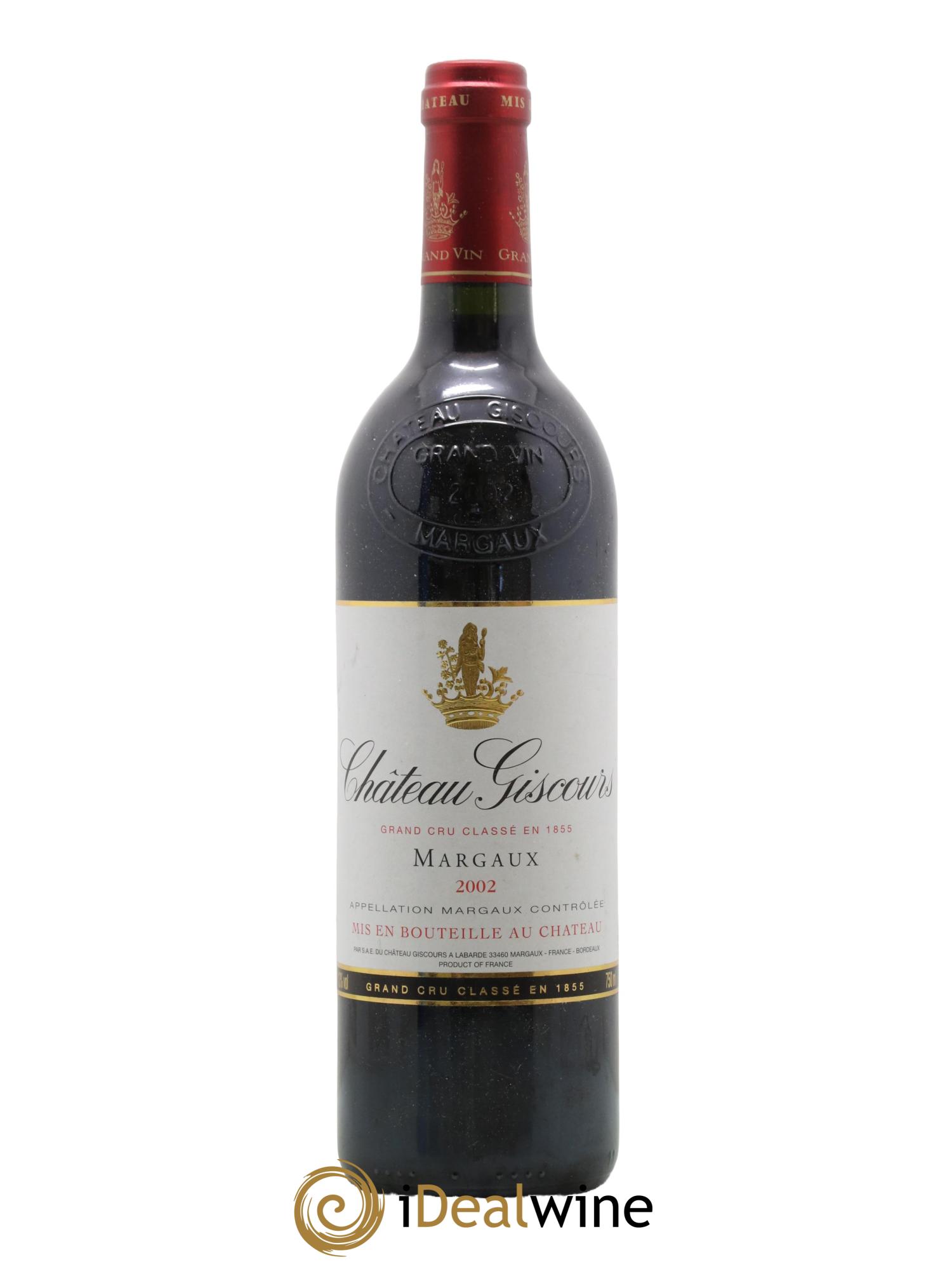 Château Giscours 3ème Grand Cru Classé 2002 - Lot de 1 bouteille - 0