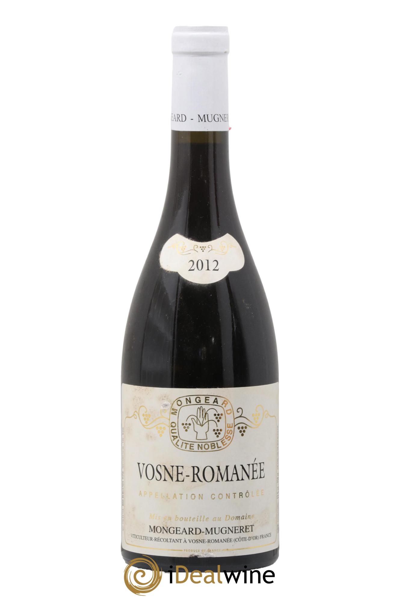 Vosne-Romanée Mongeard-Mugneret (Domaine) 2012 - Posten von 1 Flasche - 0