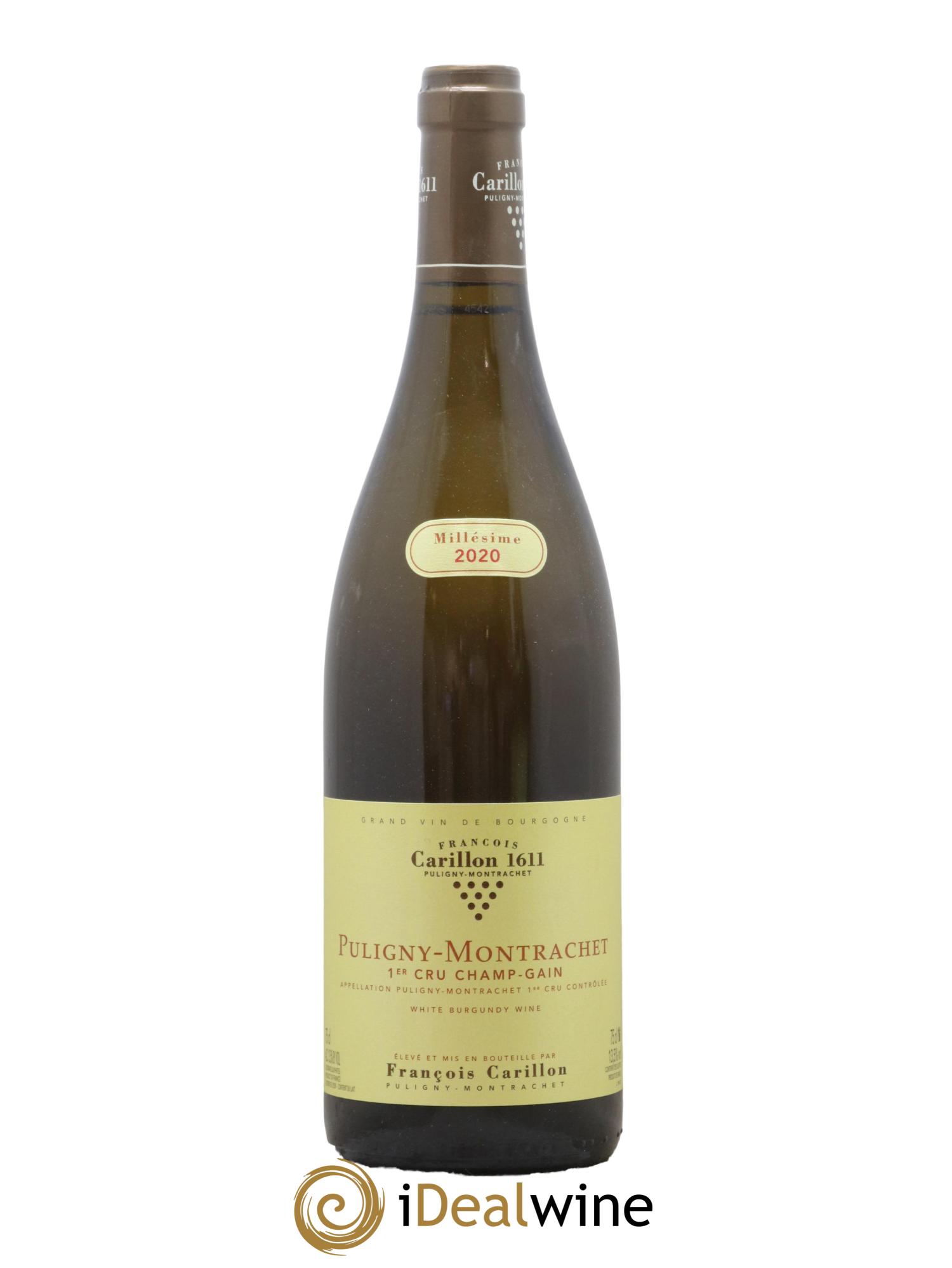 Puligny-Montrachet 1er Cru Champ-Gain François Carillon 2020 - Lot de 1 bouteille - 0