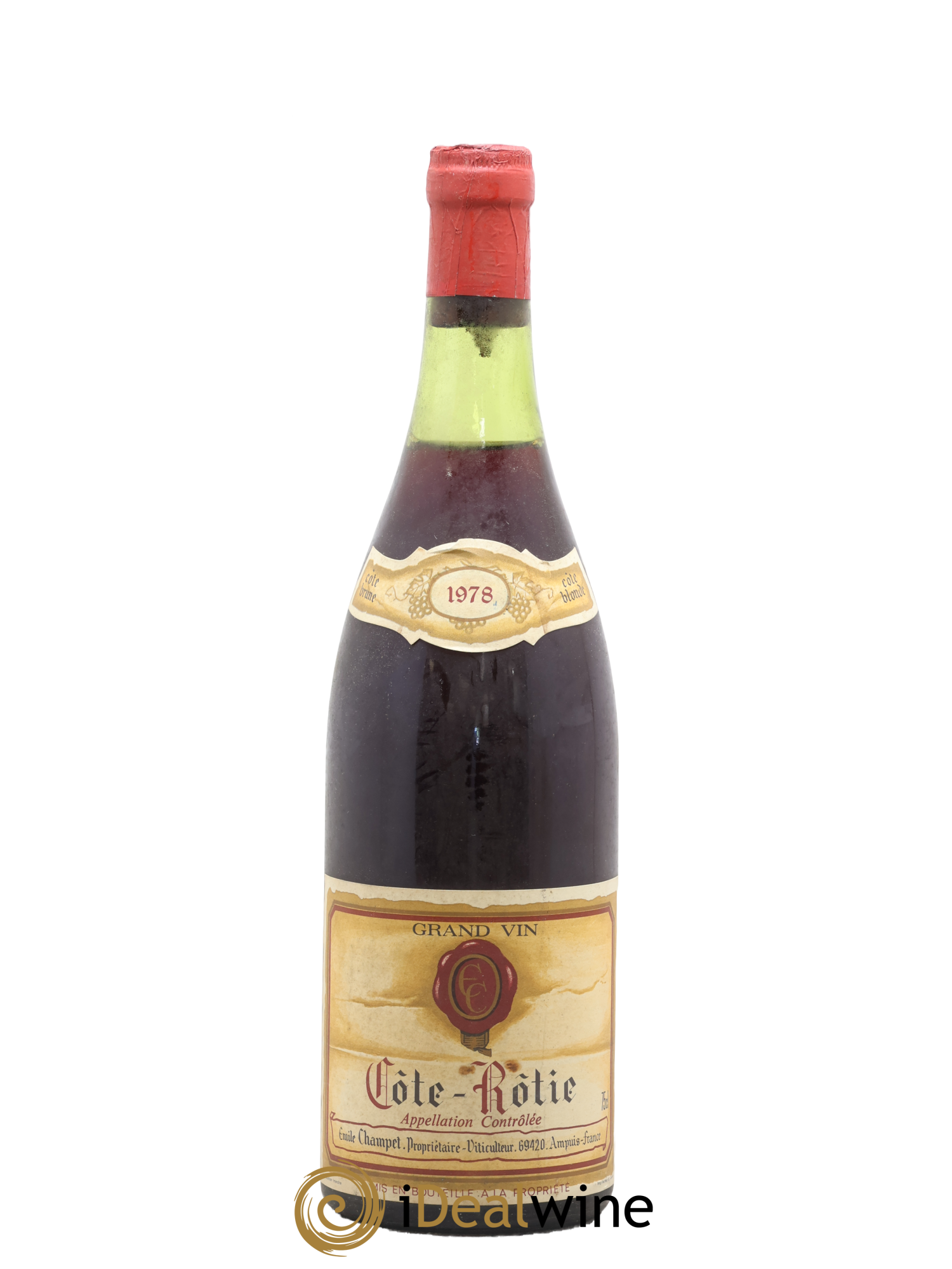 Côte-Rôtie Champet 1978 - Lot de 1 bouteille - 0