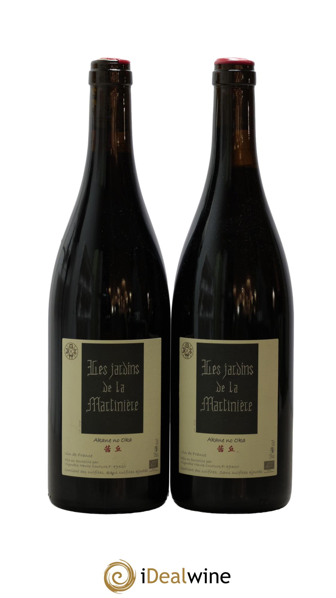 Vin de France Akane No Oka Les Jardins de la Martinière 2019 - Lot de 2 bouteilles - 0