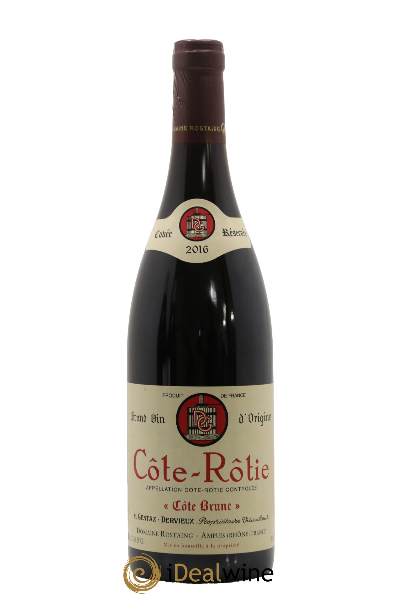 Côte-Rôtie Côte Brune René Rostaing 2016 - Lot of 1 bottle - 0