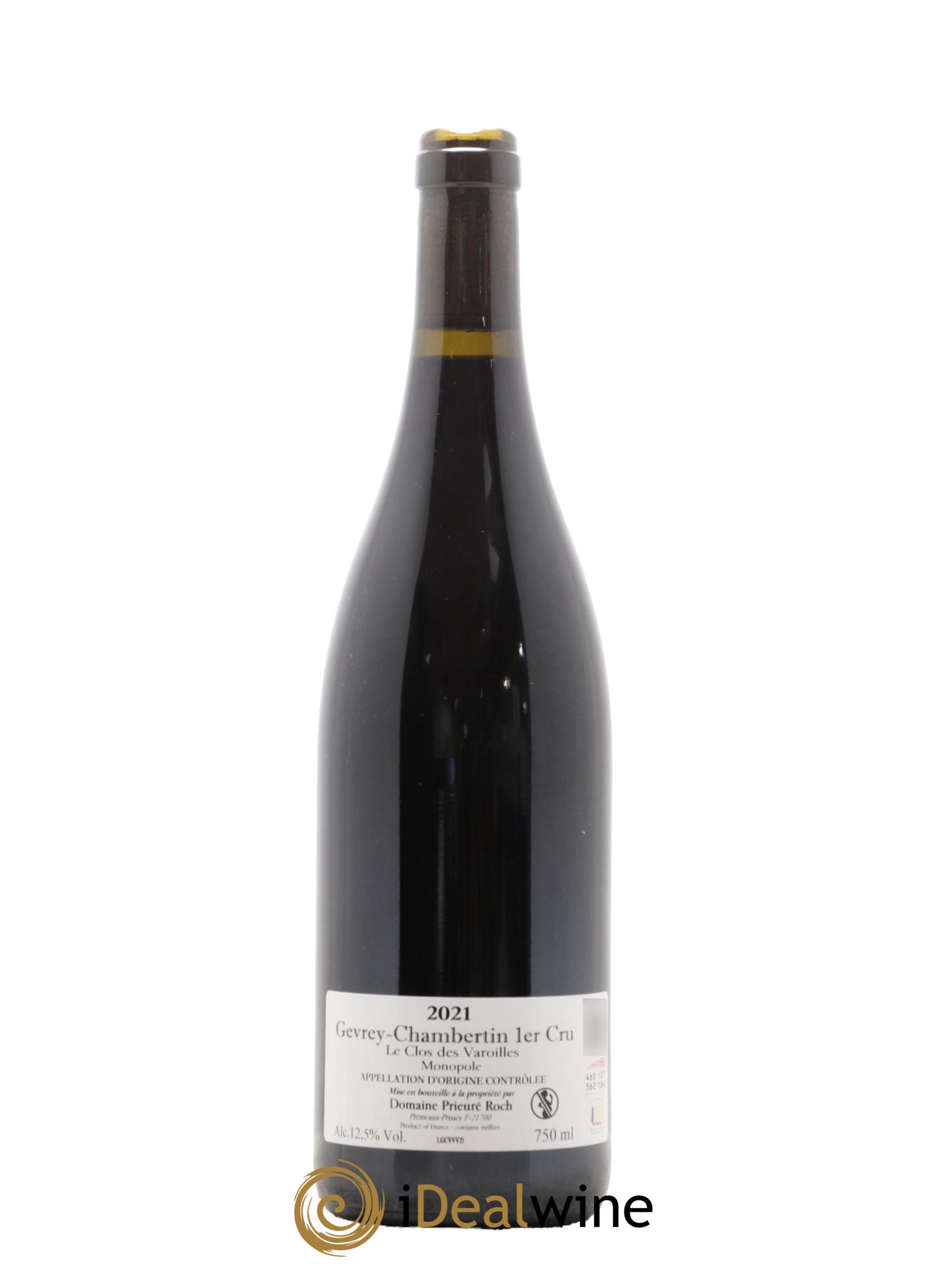 Gevrey-Chambertin 1er Cru Le Clos des Varoilles Monopole Prieuré Roch Le Clos des Varoilles Vieilles Vignes Monopole Prieuré Roch 2021 - Lot de 1 bouteille - 1