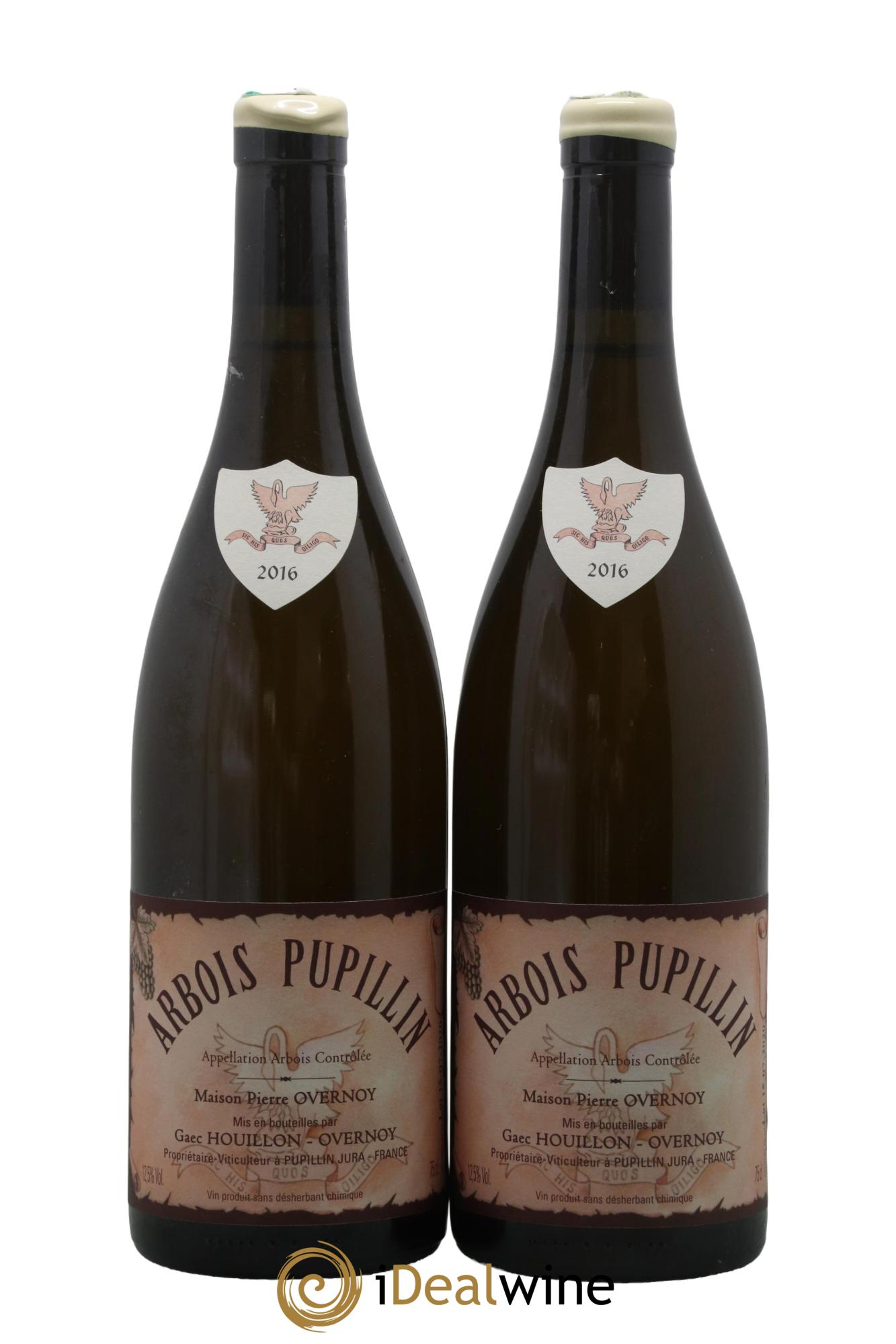Arbois Pupillin Chardonnay (cire blanche) Overnoy-Houillon (Domaine) 2016 - Posten von 2 Flaschen - 0