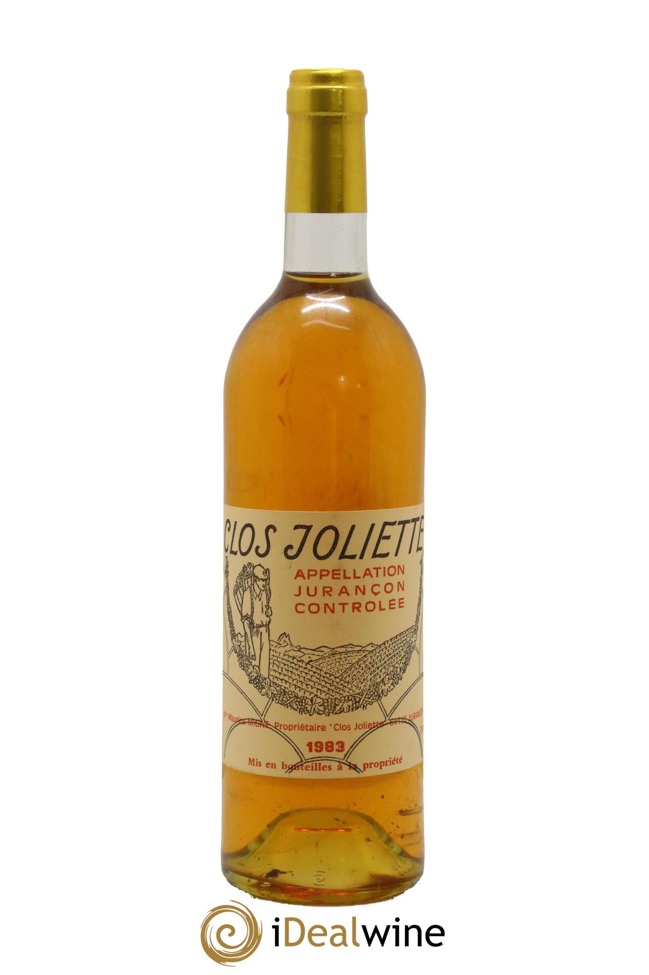 Jurançon Clos Joliette 1983 - Posten von 1 Flasche - 0
