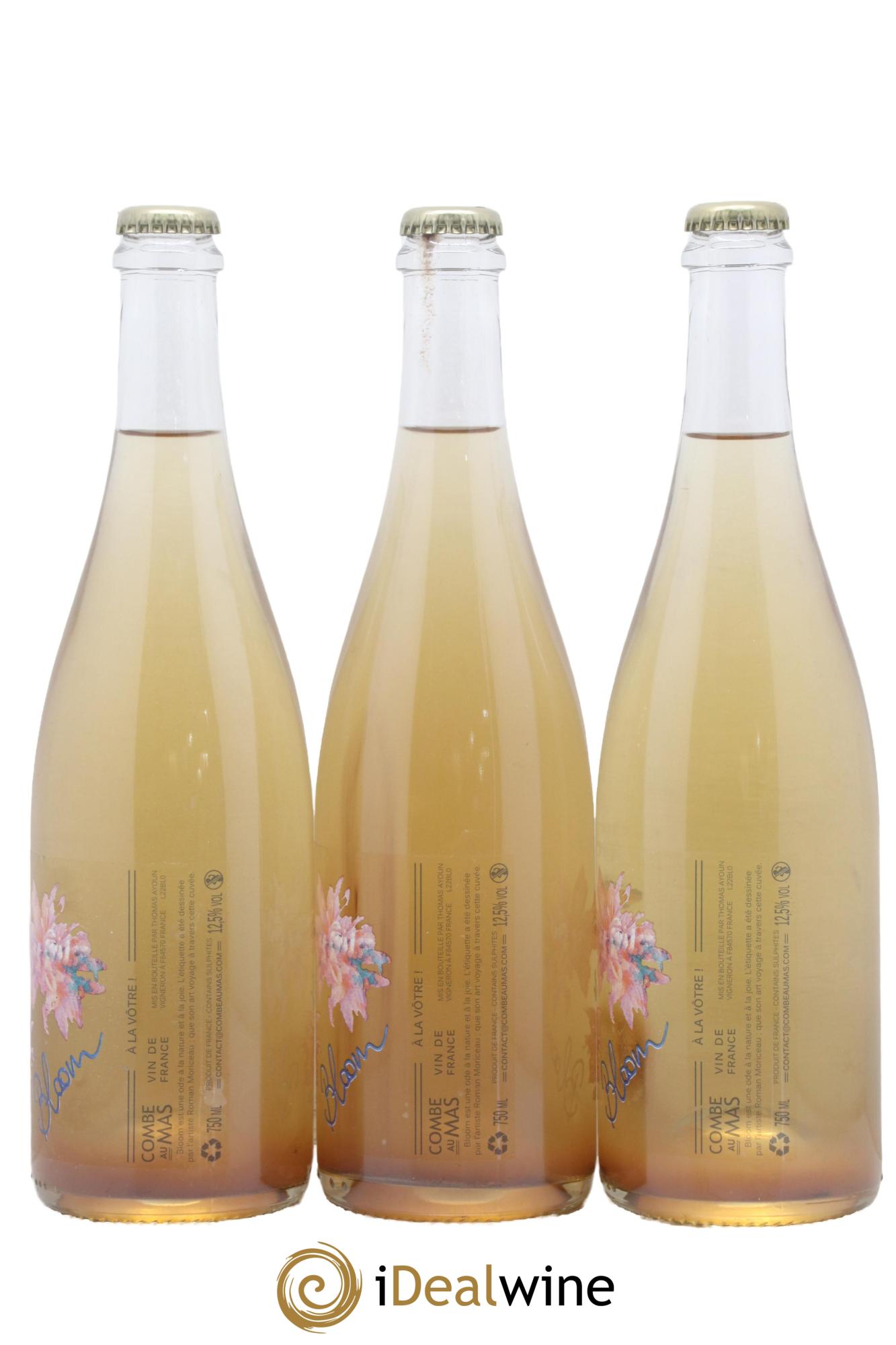 Vin de France Bloom Domaine de la Combe au Mas 2022 - Lot de 3 bouteilles - 1