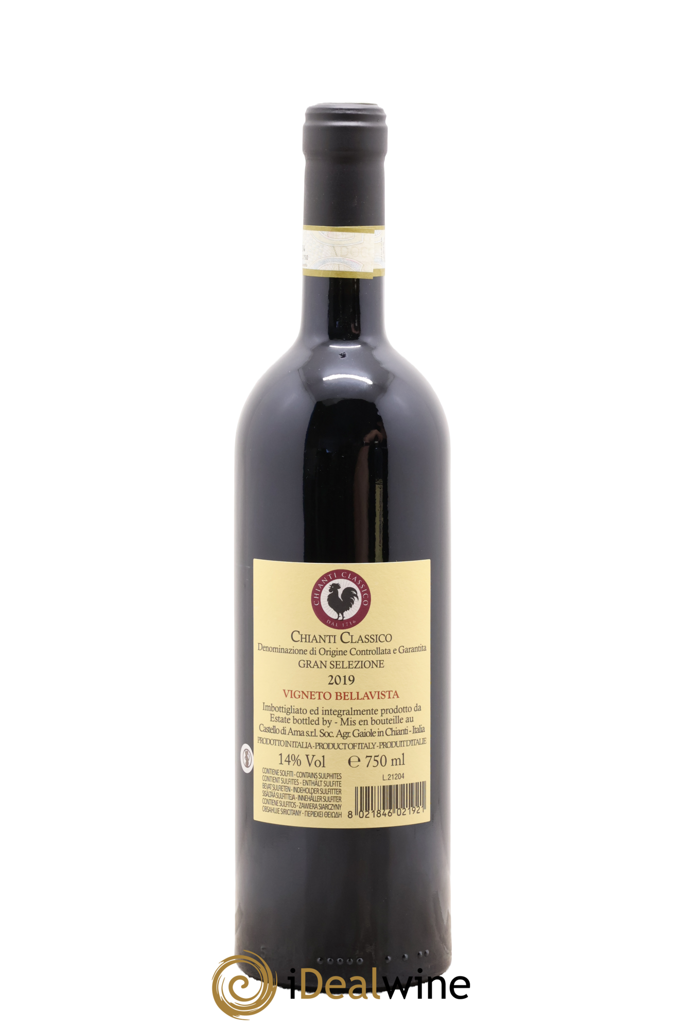 Chianti Classico DOCG Gran Selezione Vigneto Bellavista Castello di Ama 2019 - Lot de 1 bouteille - 1