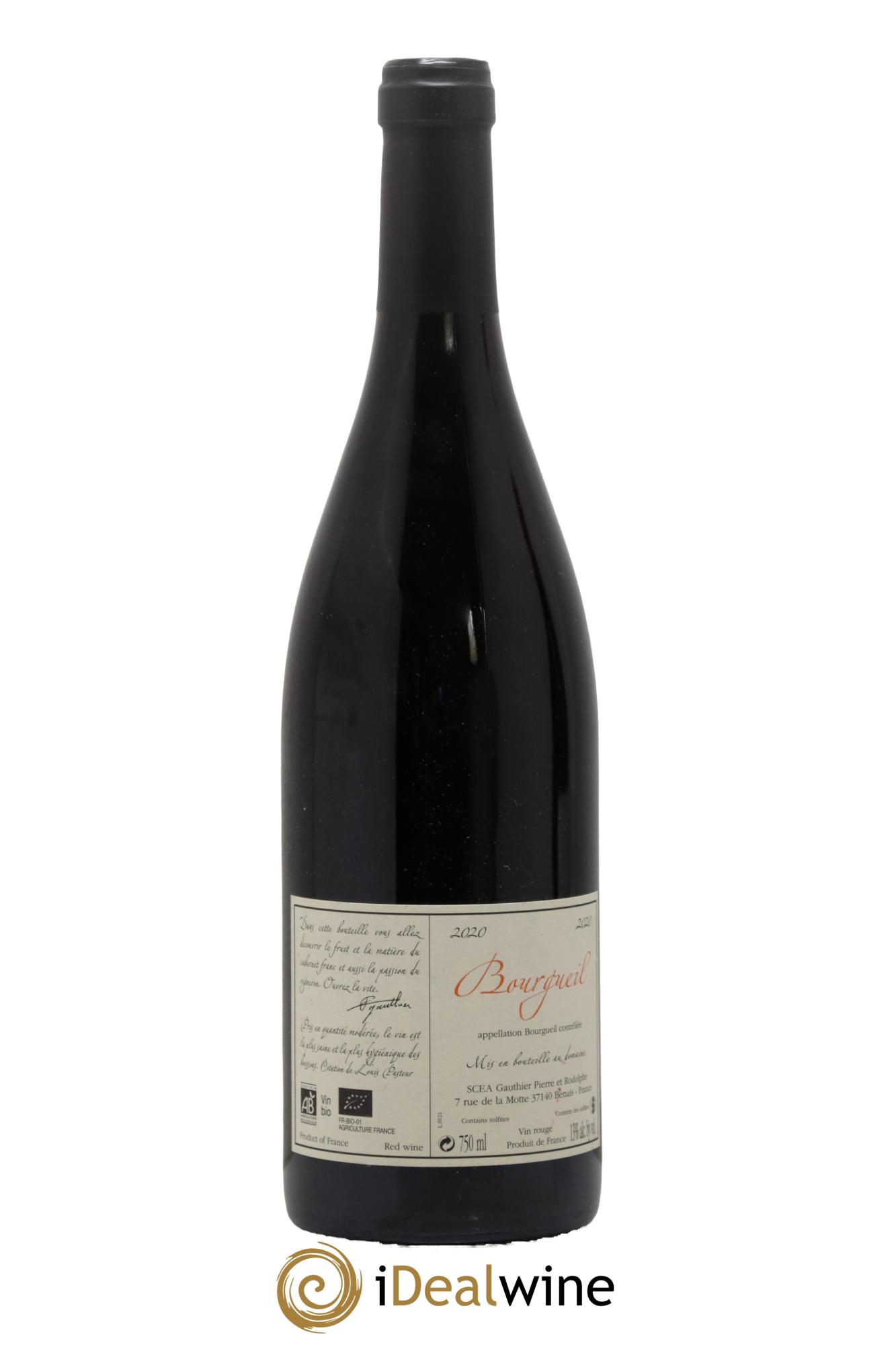 Bourgueil Jour de Soif Domaine du Bel Air 2020 - Lot de 1 bouteille - 1