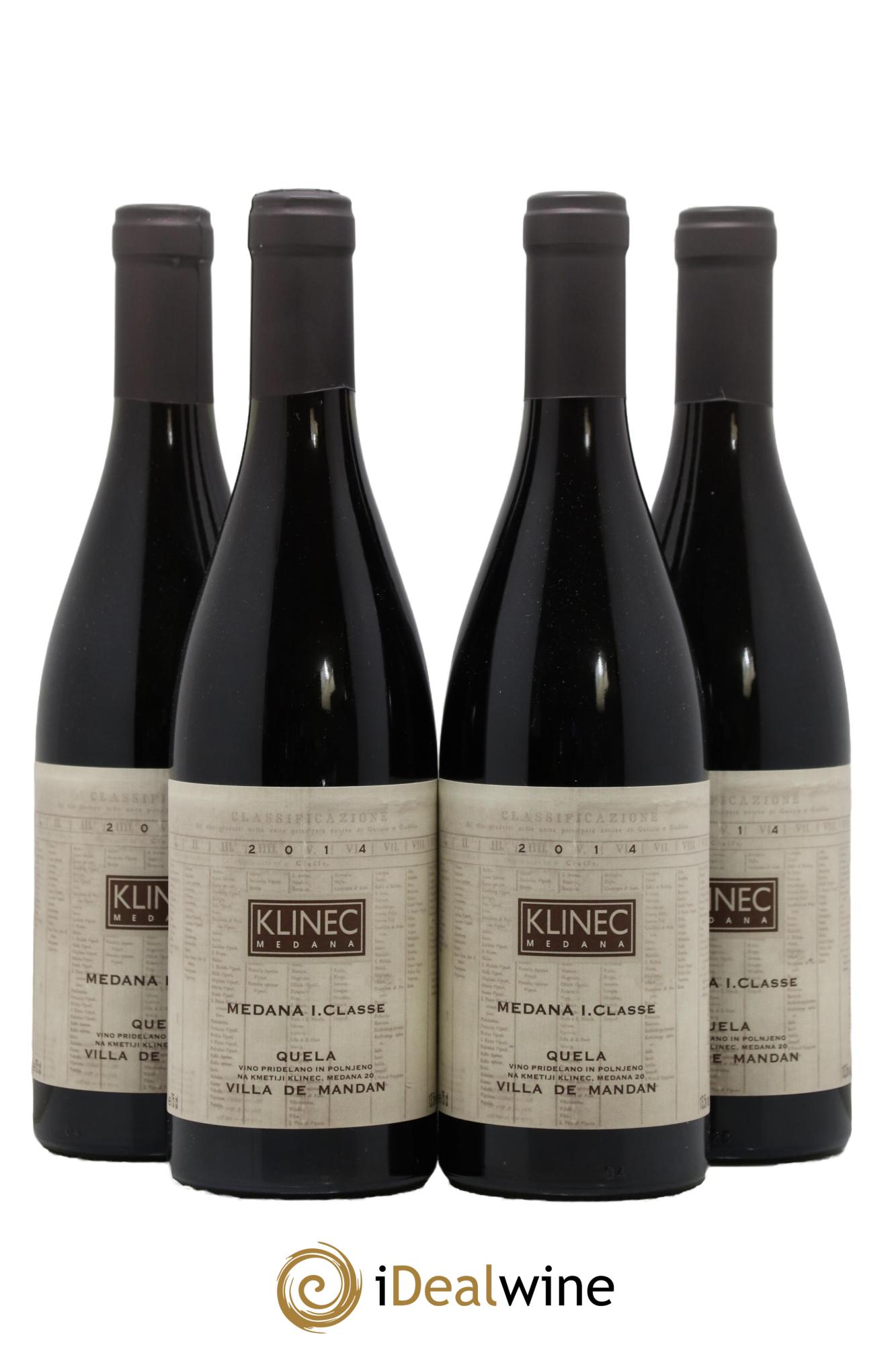 Divers Slovénie Klinec Quela Villa de Mandan 2014 - Posten von 4 Flaschen - 0