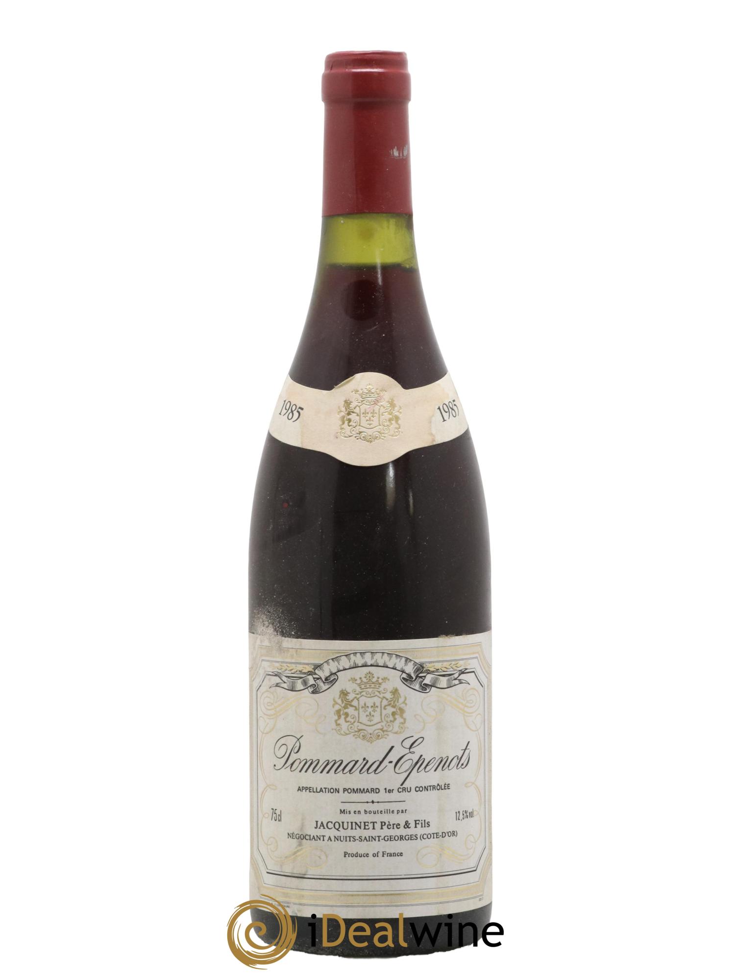 Pommard Epenots Domaine Jacquinet 1985 - Lot de 1 bouteille - 0