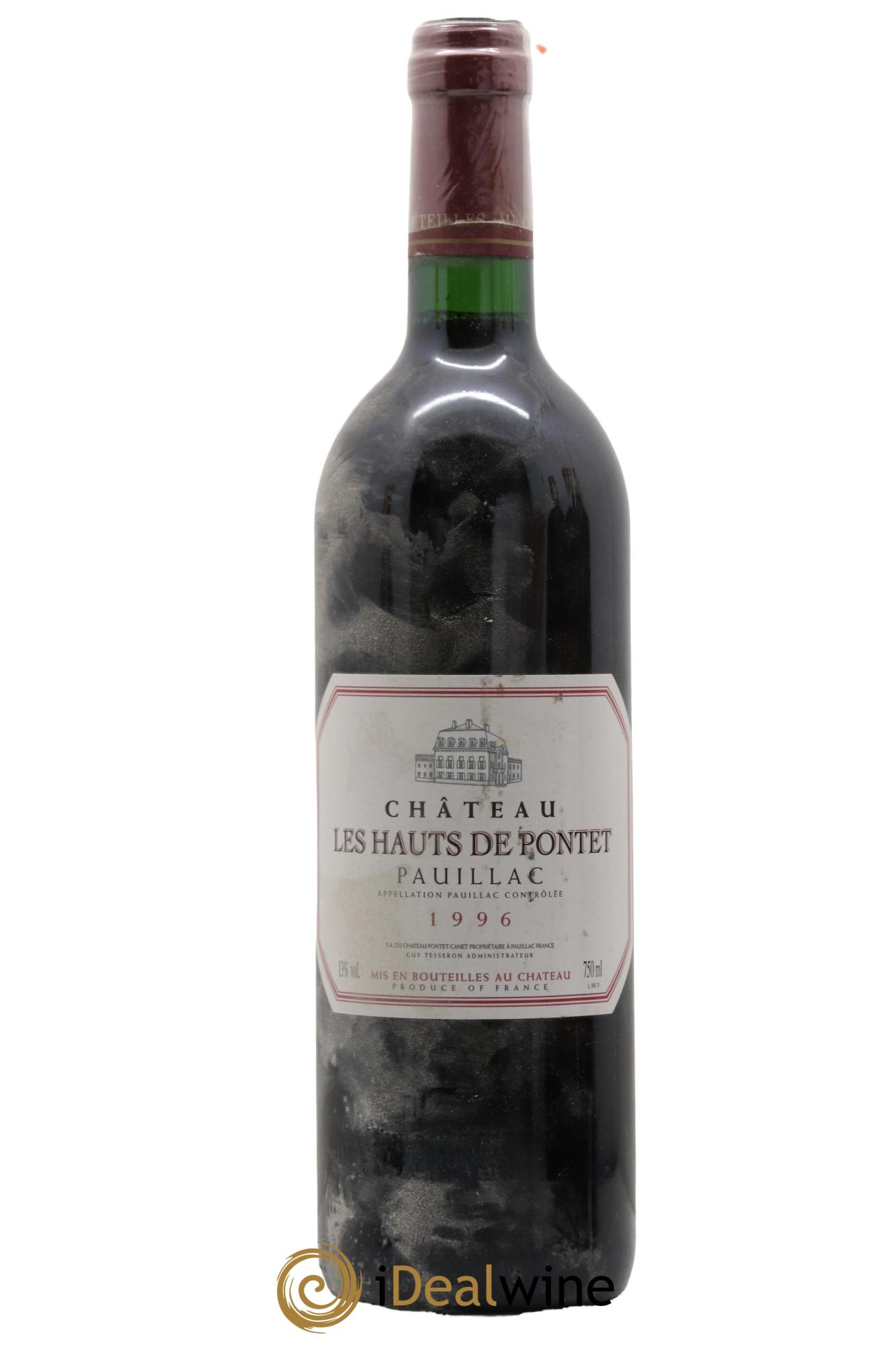 Les Hauts de Pontet-Canet Second Vin 1996 - Lot de 1 bouteille - 0