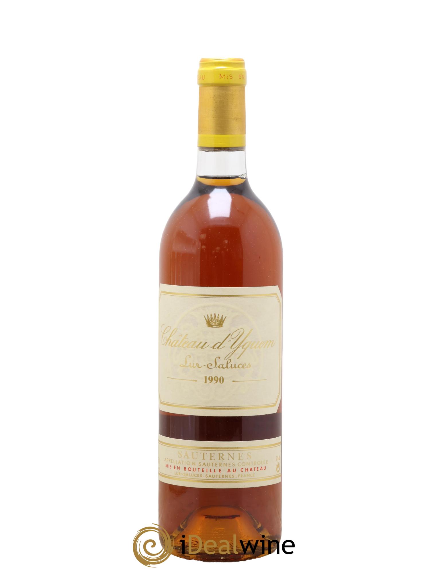 Château d' Yquem 1er Cru Classé Supérieur 1990 - Posten von 1 Flasche - 0