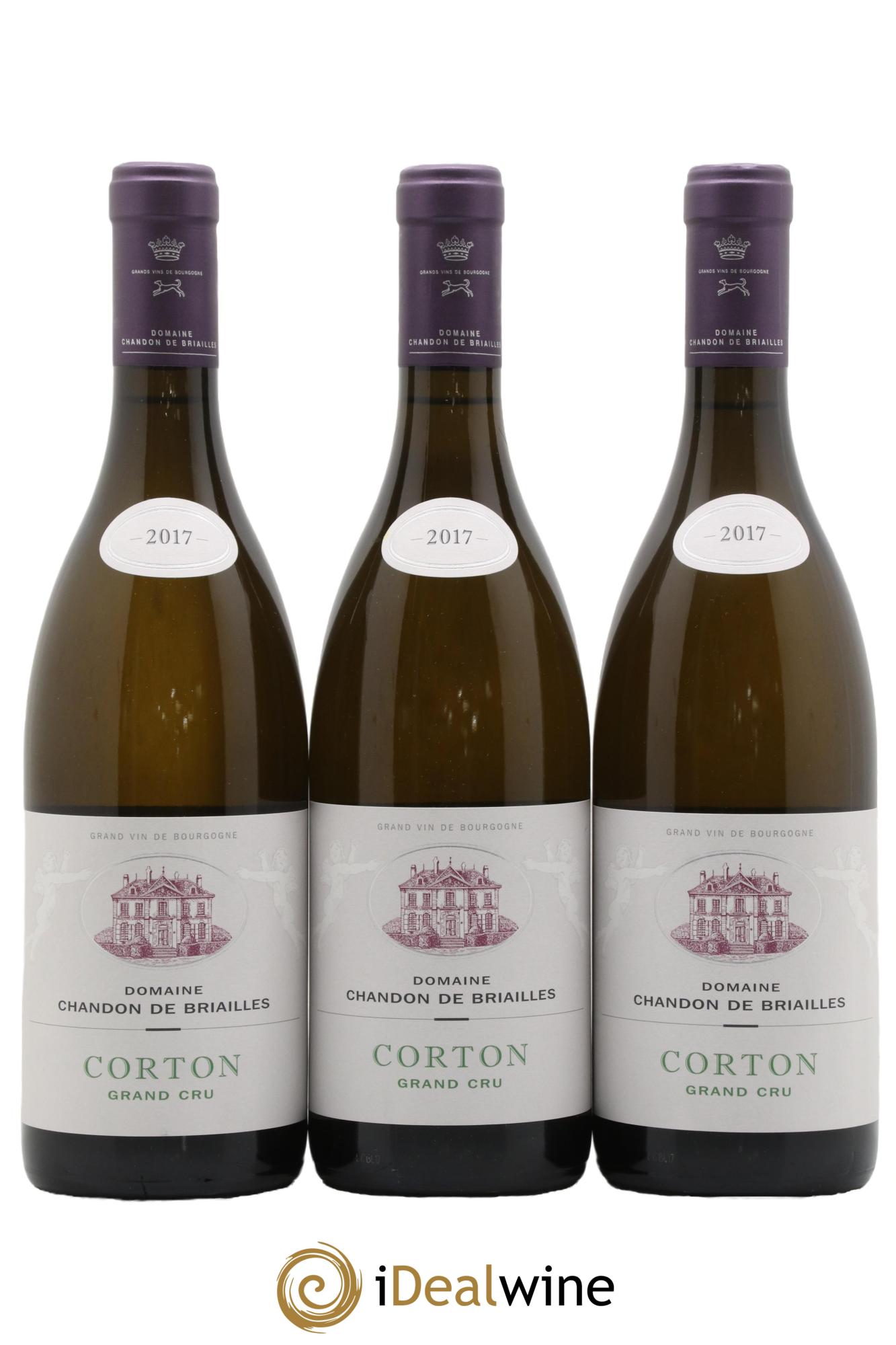 Corton Grand Cru Chandon de Briailles 2017 - Lot of 3 bottles - 0