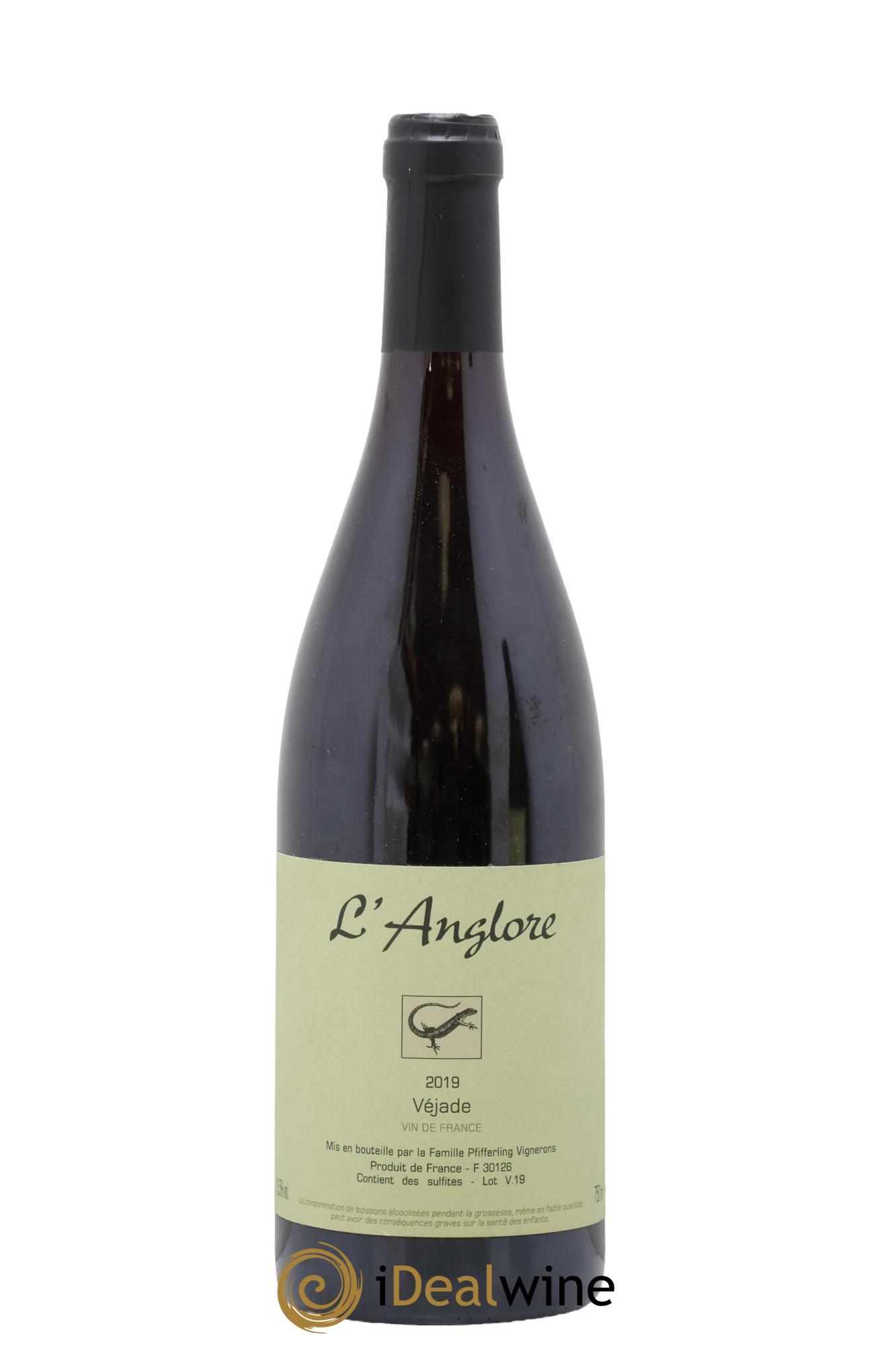 Vin de France Véjade L'Anglore 2019 - Posten von 1 Flasche - 0